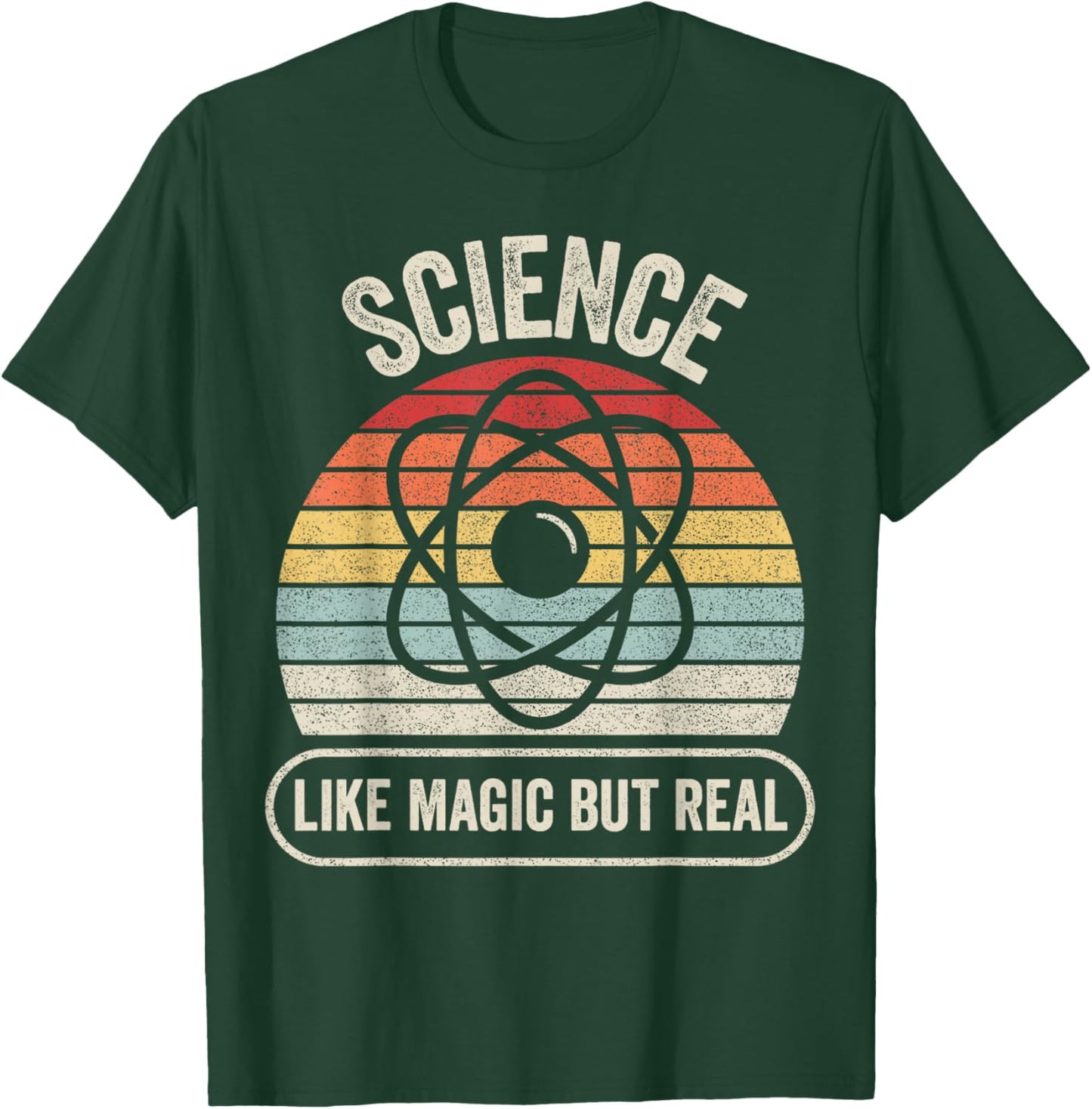 Retro Vintage Science Like Magic But Real Small T-Shirt - T-Shirt | Forest