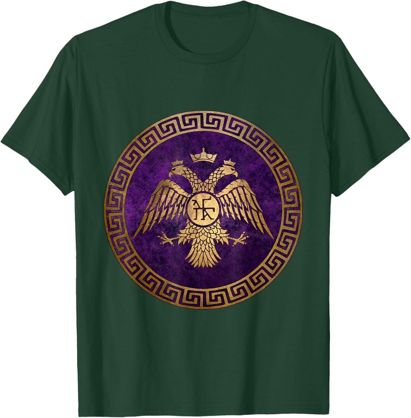 Byzantine Empire Byzantium Symbol of Constantinople T-Shirt - T-Shirt | Forest
