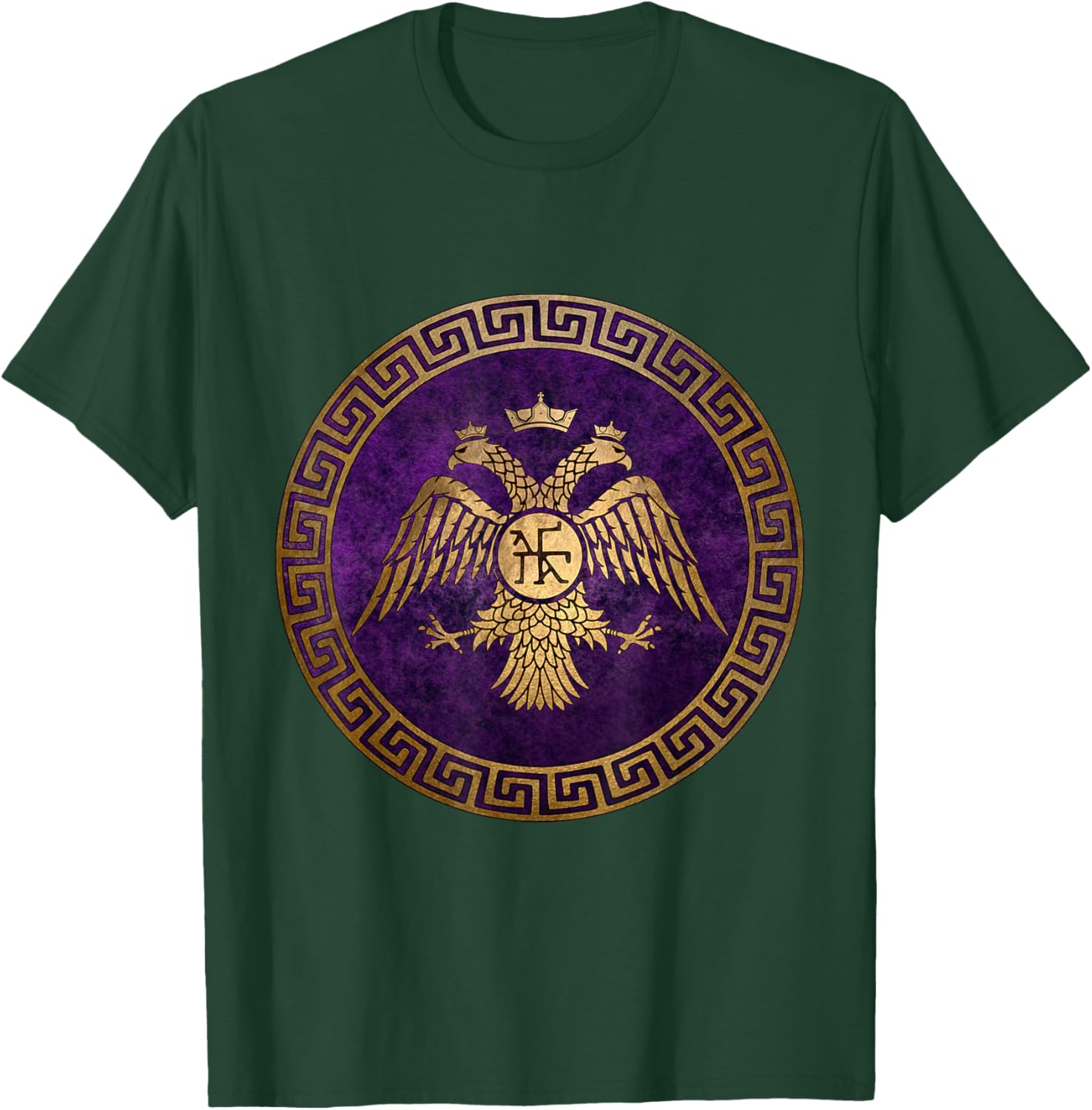 Byzantine Empire Byzantium Symbol of Constantinople T-Shirt - T-Shirt | Forest