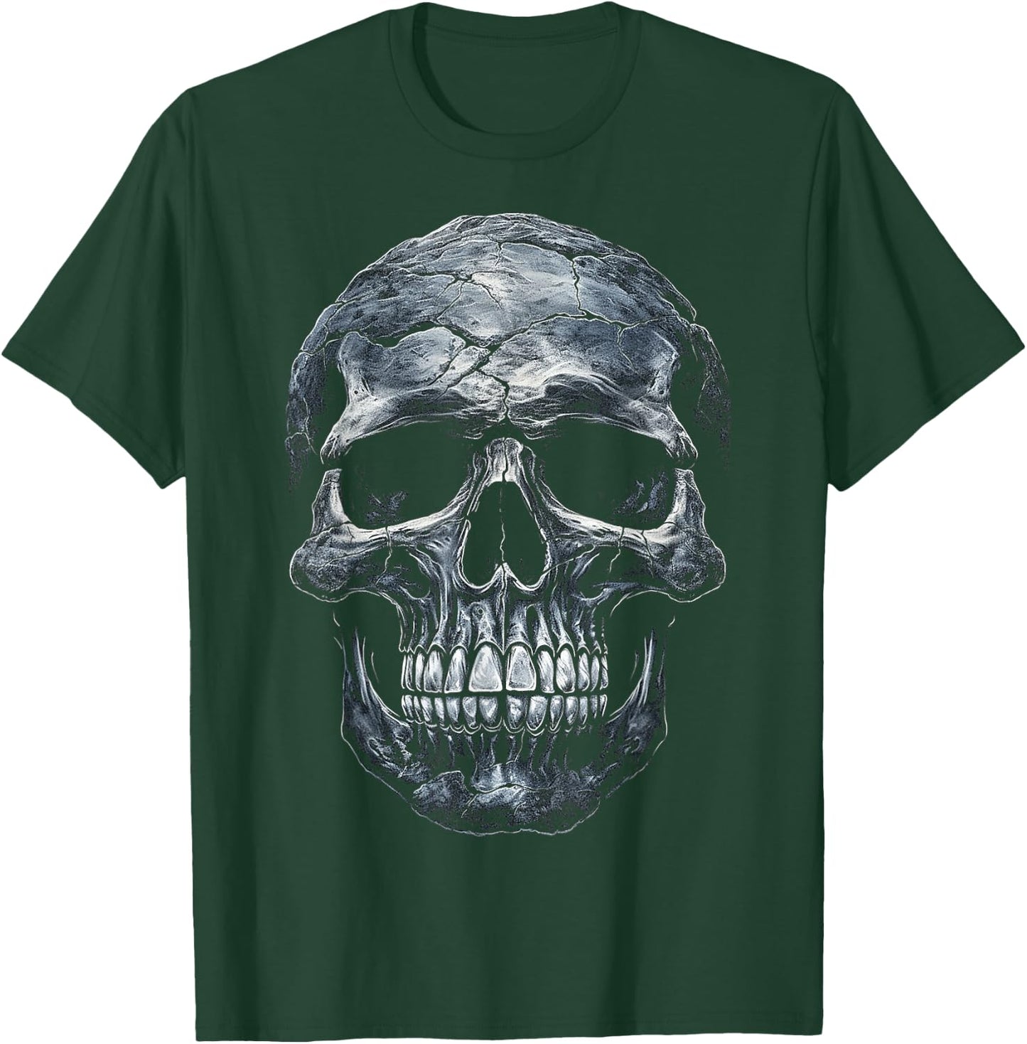 Skull Motif Artwork Art Skull T-Shirt - T-Shirt | Forest