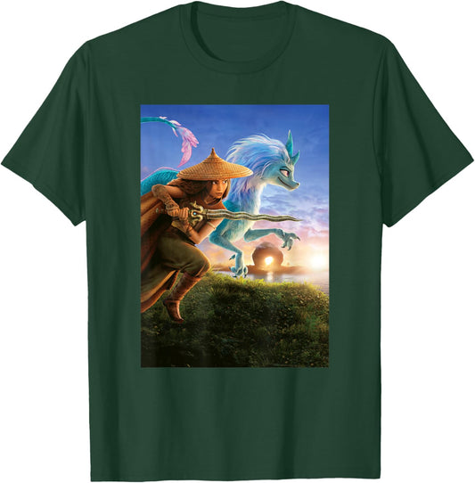 Disney Raya And The Last Dragon Raya Sisu Poster T-Shirt - T-Shirt | Forest