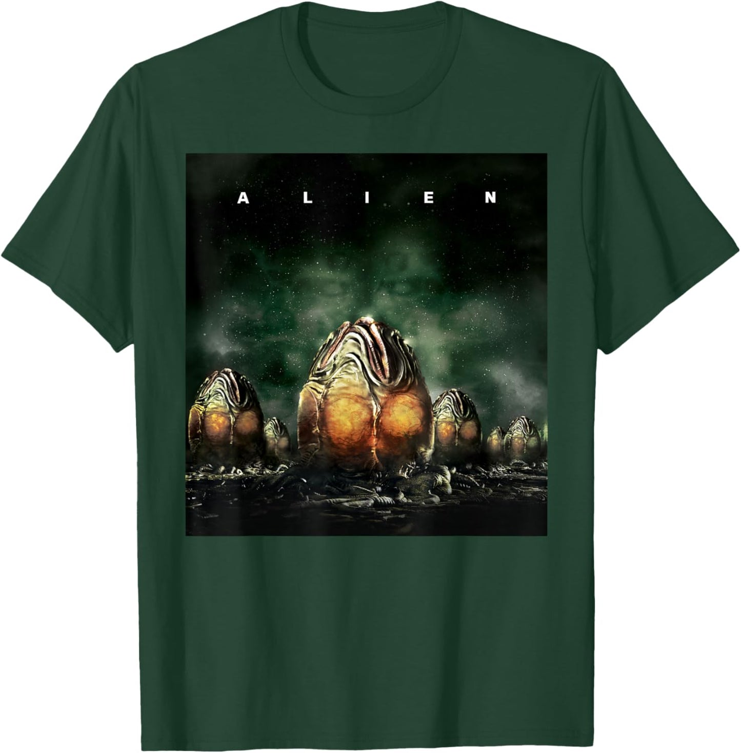 Alien Xenomorph Eggs Movie Poster T-Shirt - T-Shirt | Forest