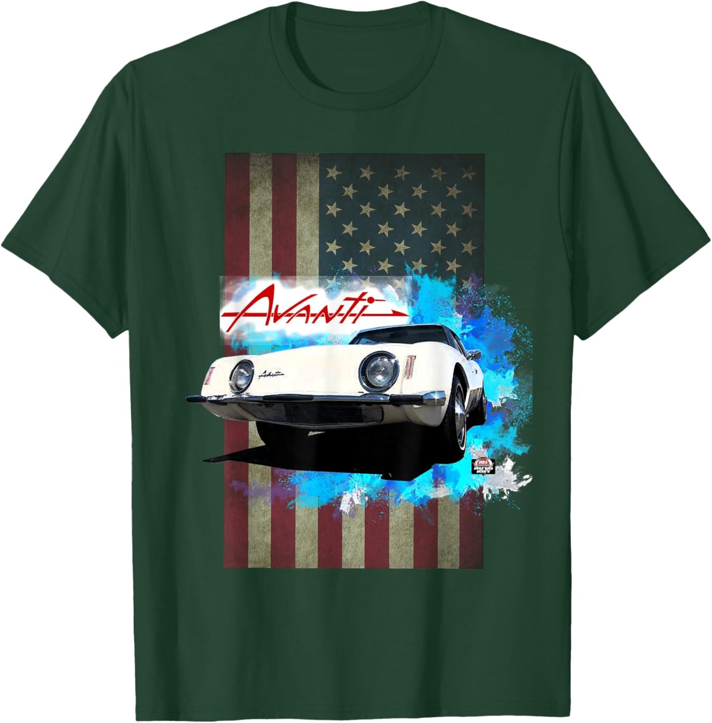 Avanti by Studebaker Americas Finest Sports Car T-Shirt - T-Shirt | Forest