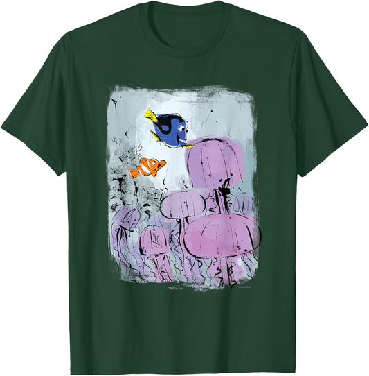 Disney and Pixar’s Finding Nemo Marlin & Dory Jellyfish T-Shirt - T-Shirt | Forest