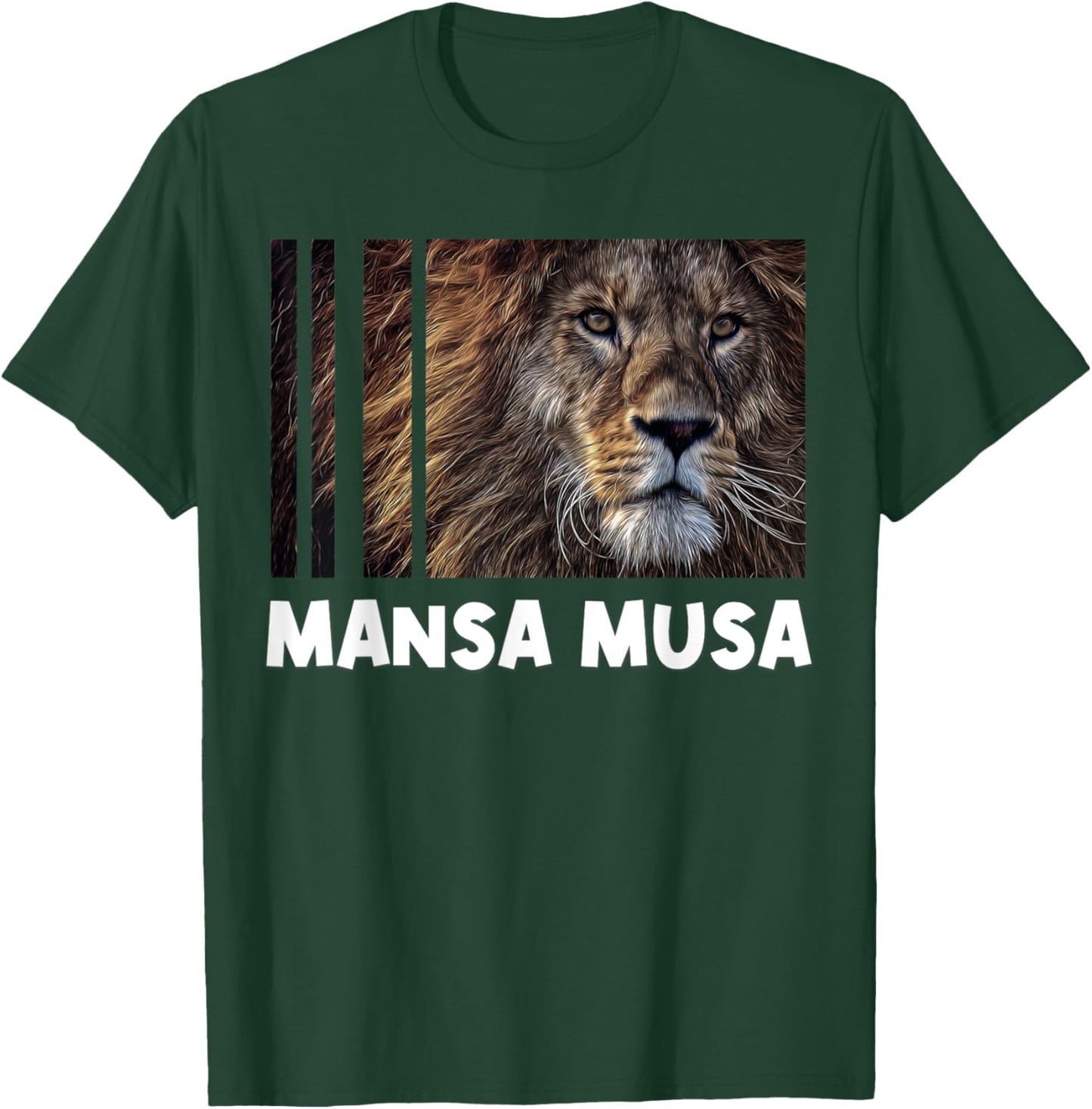 Mansa Musa Lion T-Shirt - T-Shirt | Forest