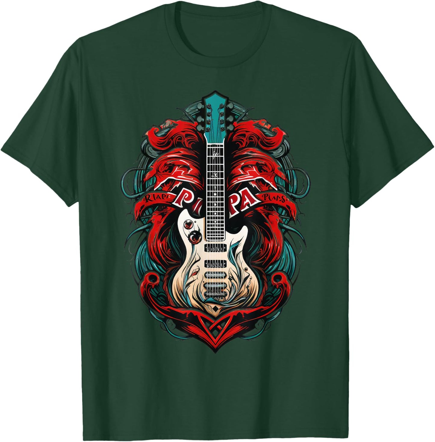 Guitar Harmony: Strings of Passion T-Shirt - T-Shirt | Forest