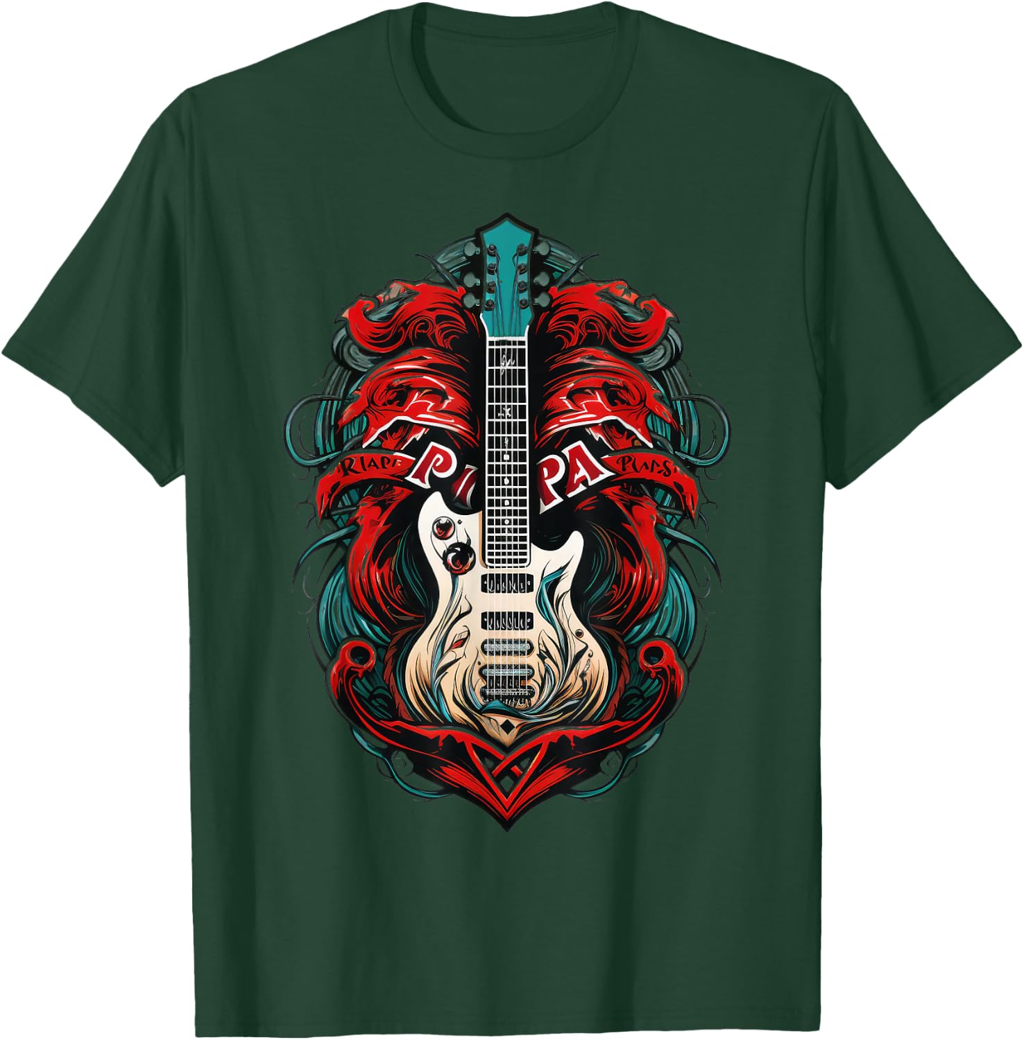 Guitar Harmony: Strings of Passion T-Shirt - T-Shirt | Forest