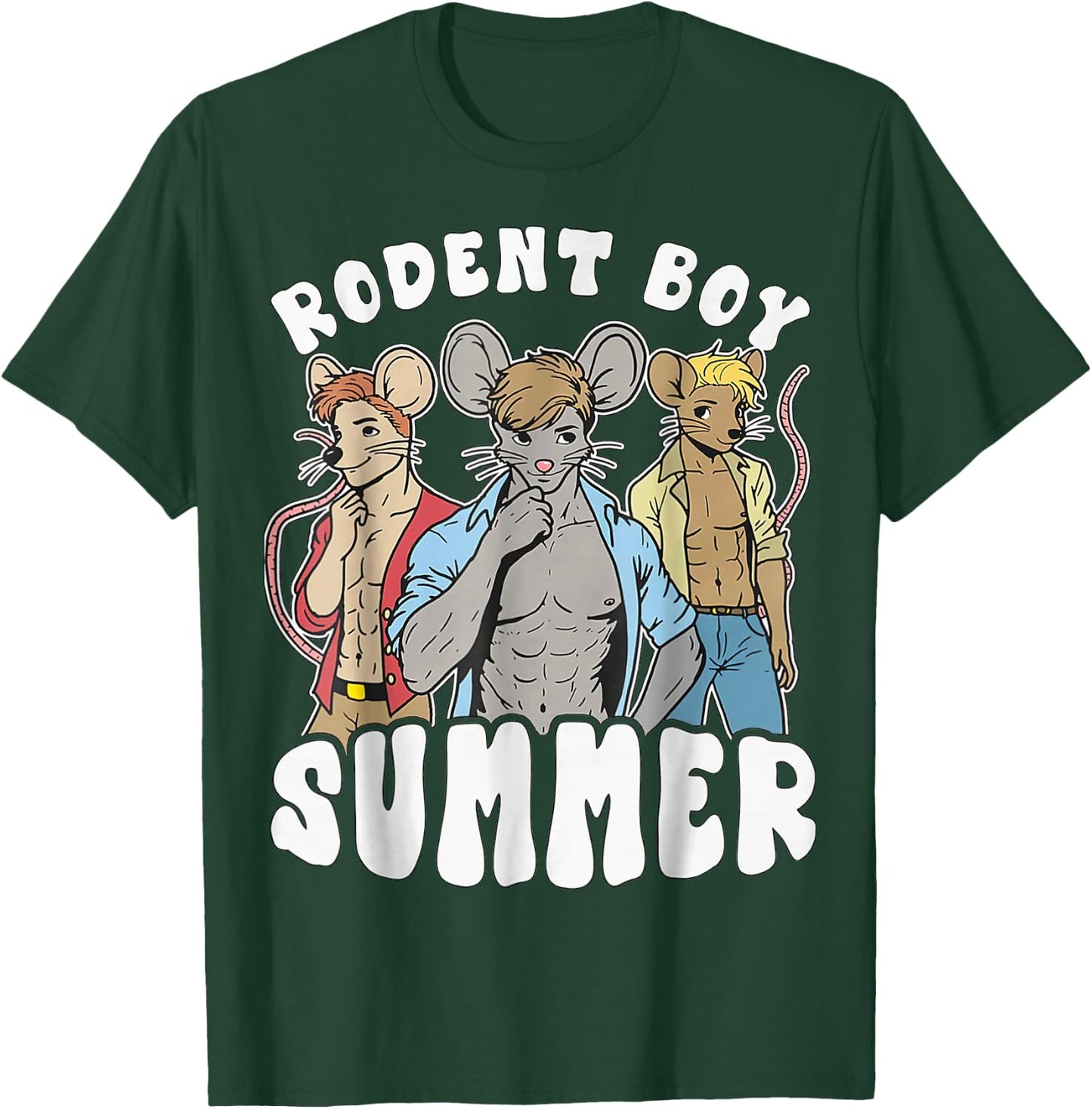 funny Rat Lover Quote Rodent Boy Summer Cool Vacation Rat T-Shirt - T-Shirt | Forest