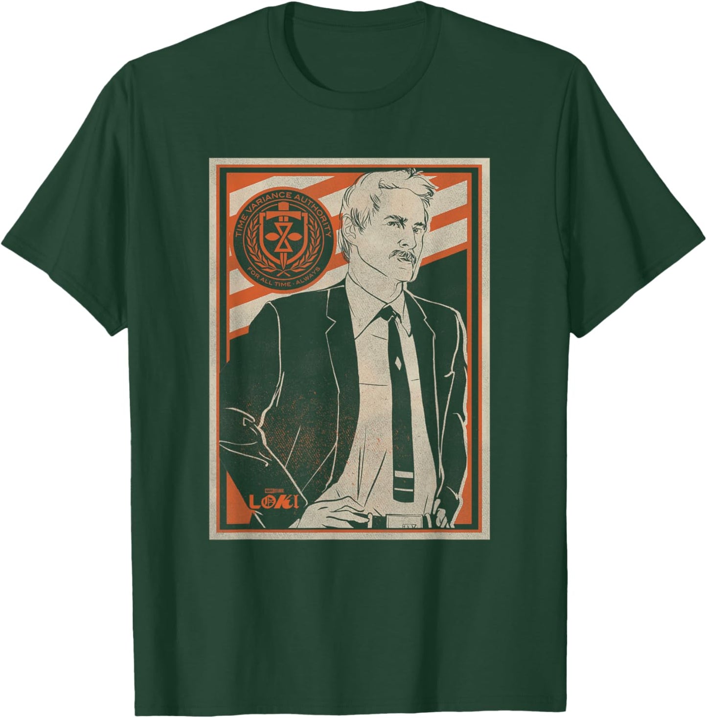Marvel Loki TVA Agent Mobius Poster T-Shirt - T-Shirt | Forest