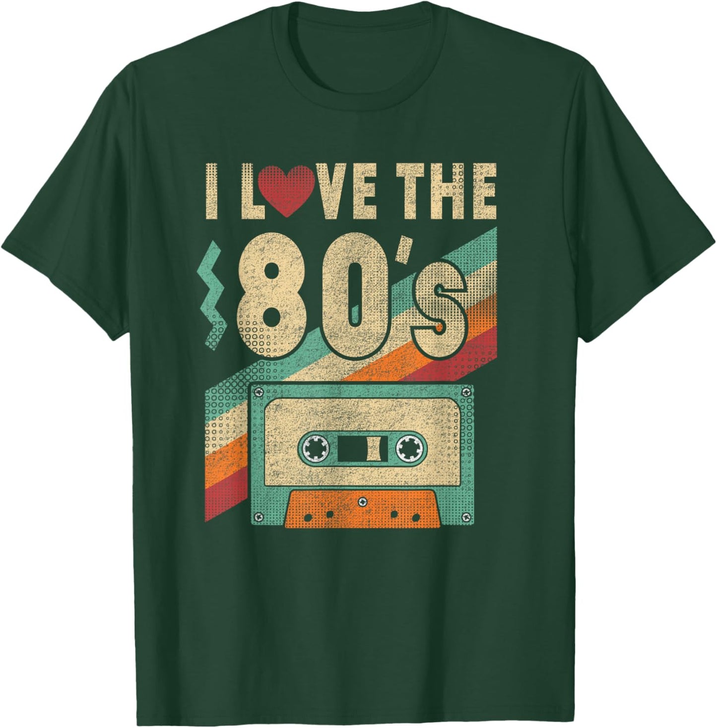I Love The 80s Shirt 80s Vintage Clothes and Men T-Shirt - T-Shirt | Forest