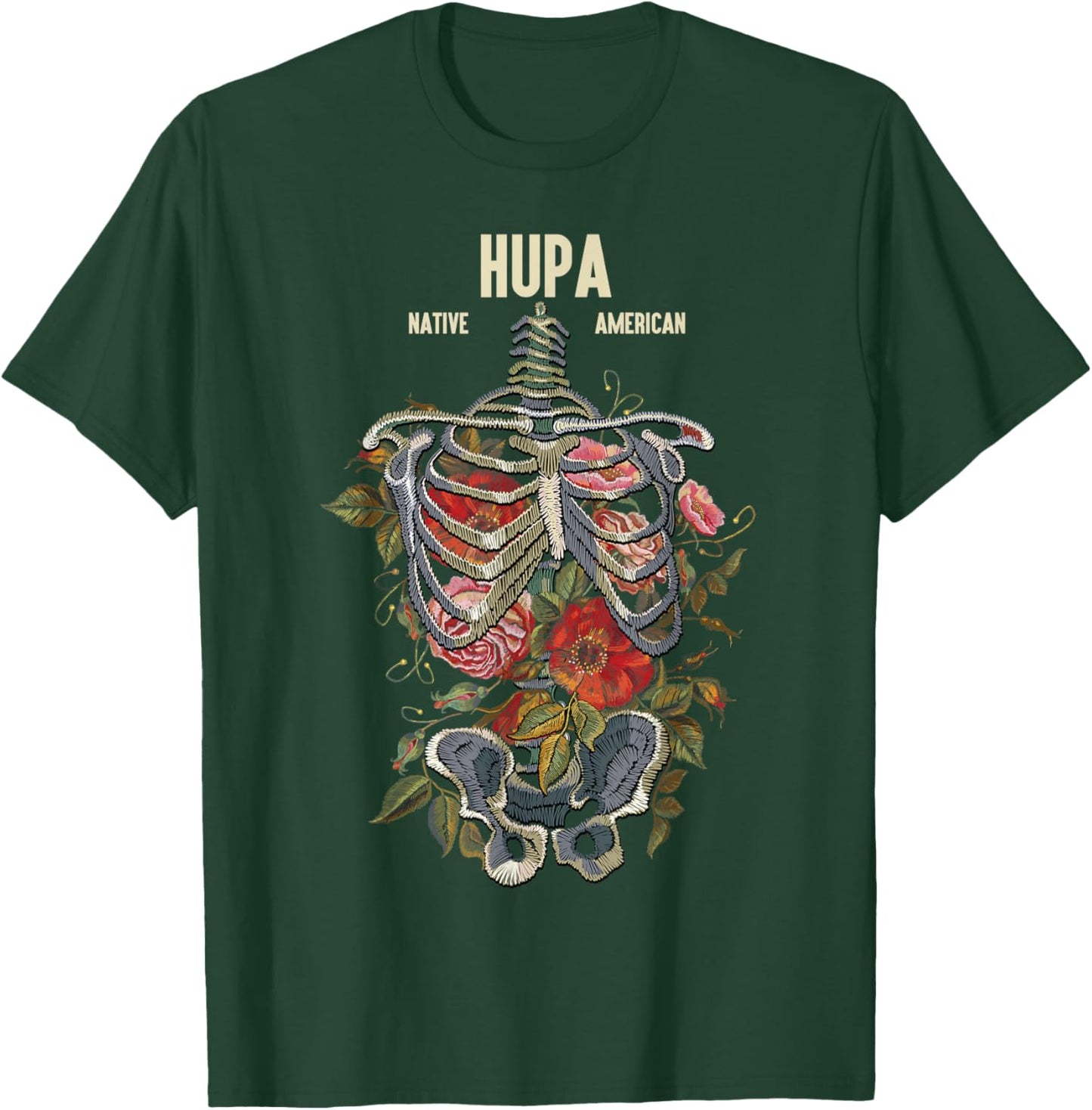 Hupa American Indian Tribe Indigenous BOHO Tribal T-Shirt - T-Shirt | Forest
