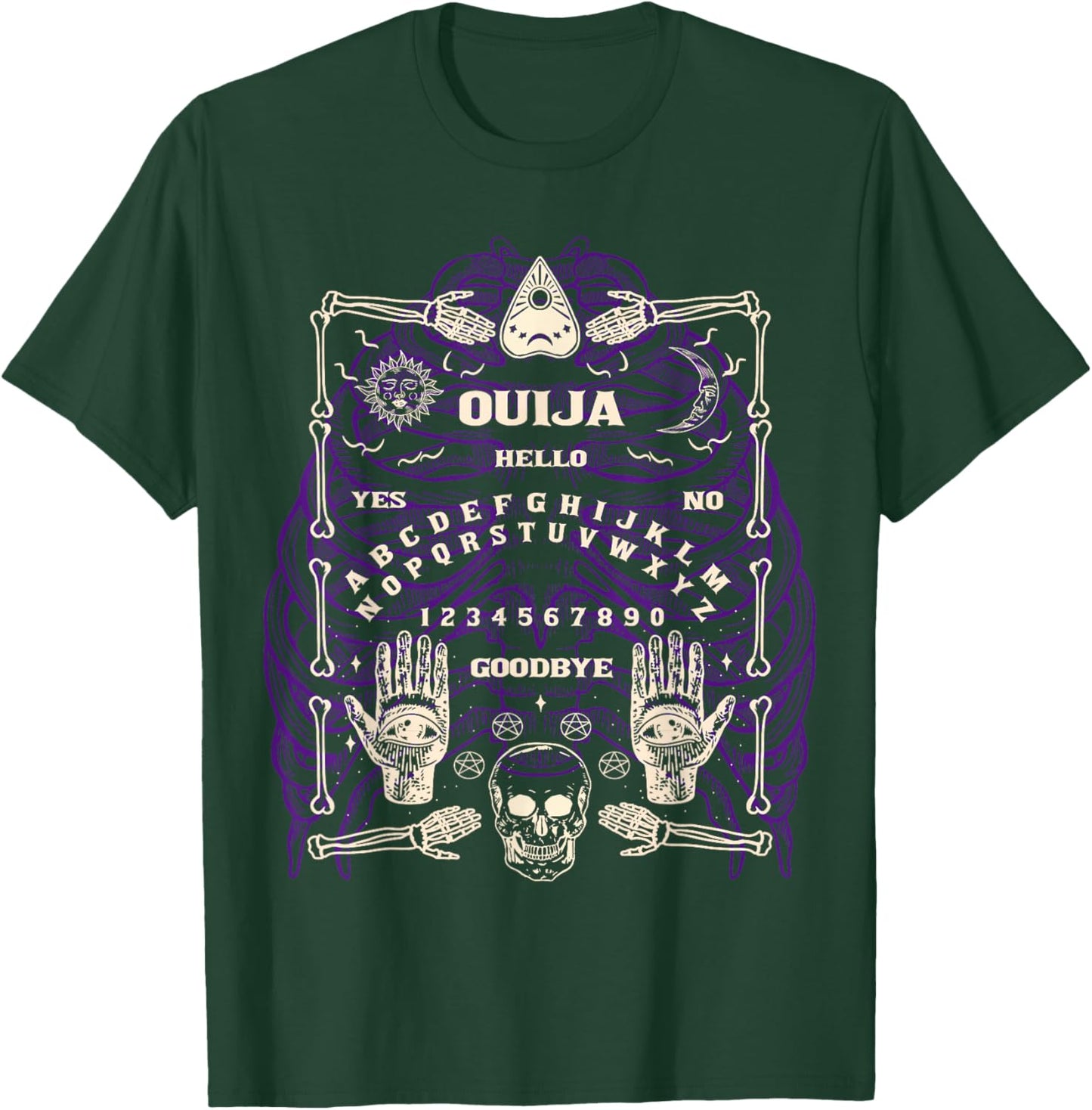 Ouija Spirit Board T-Shirt - T-Shirt | Forest