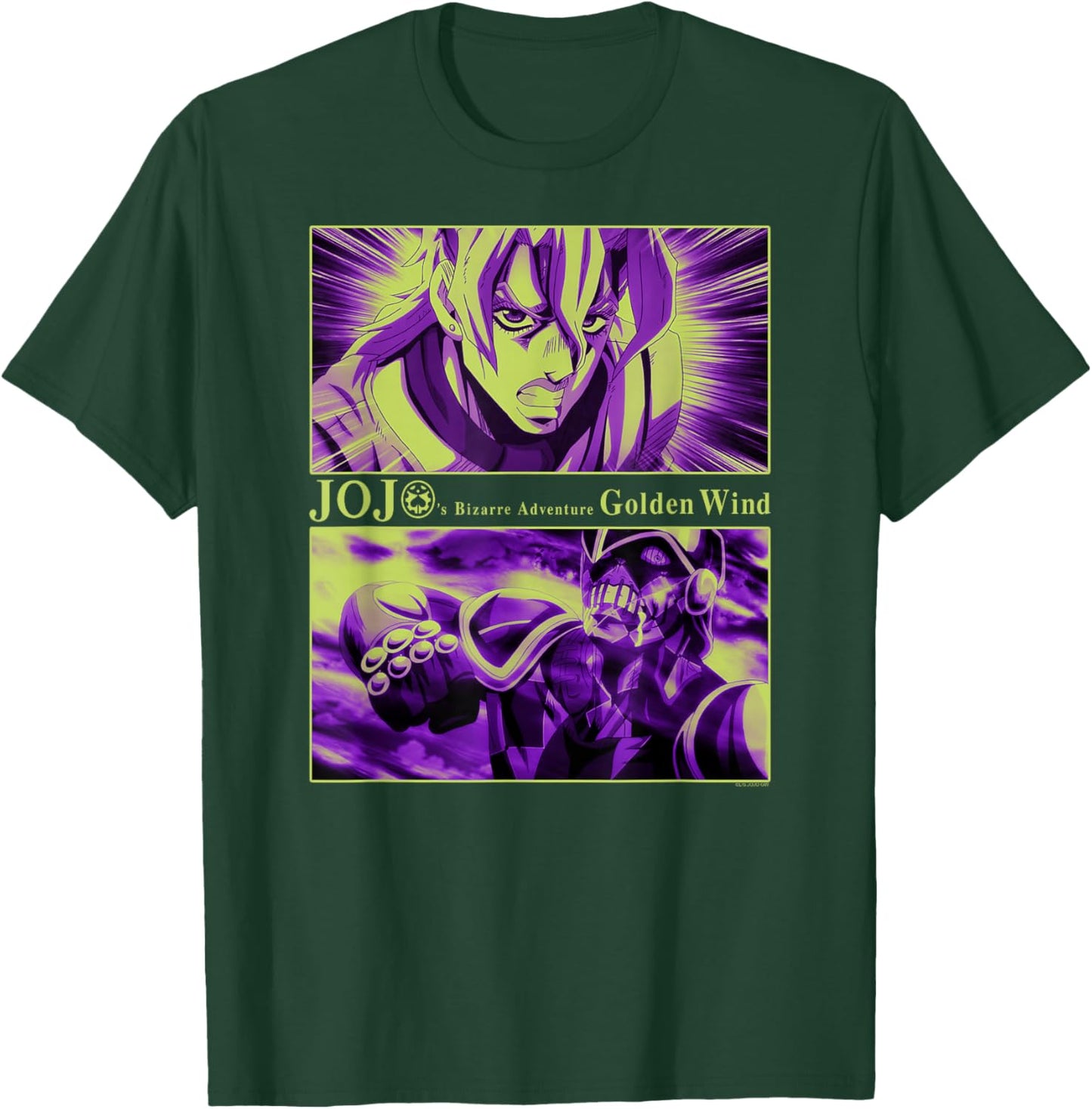 JoJo's Bizarre Adventure Golden Wind Fugo & Purple Haze T-Shirt - T-Shirt | Forest