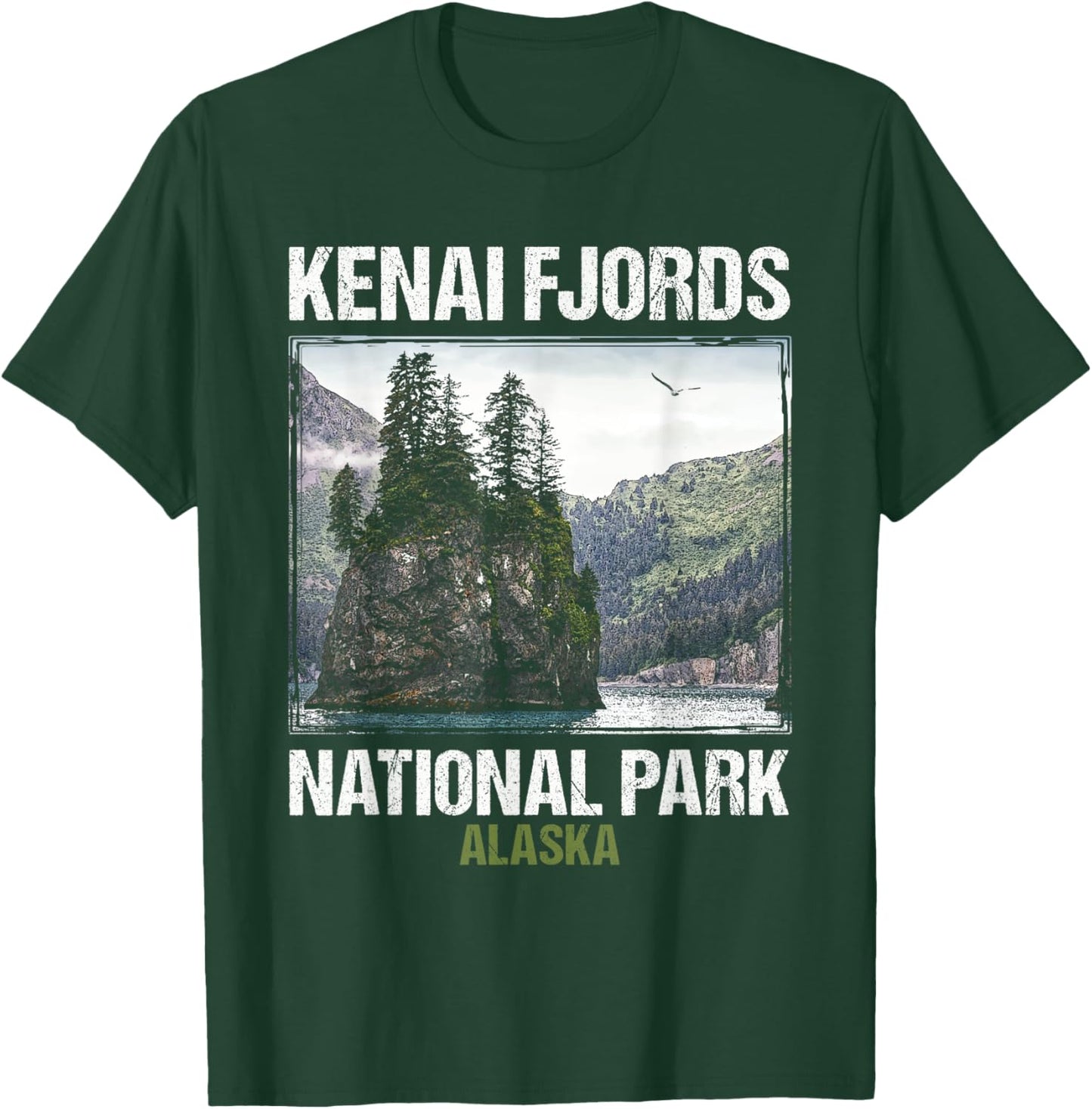 Kenai Fjords US National Park Alaska Gift T-Shirt - T-Shirt | Forest