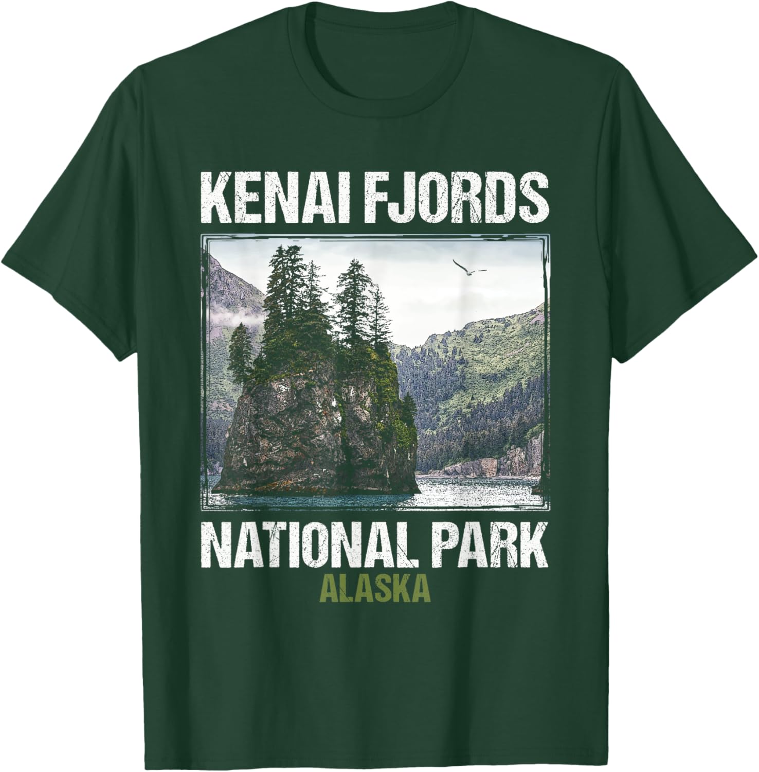 Kenai Fjords US National Park Alaska Gift T-Shirt - T-Shirt | Forest