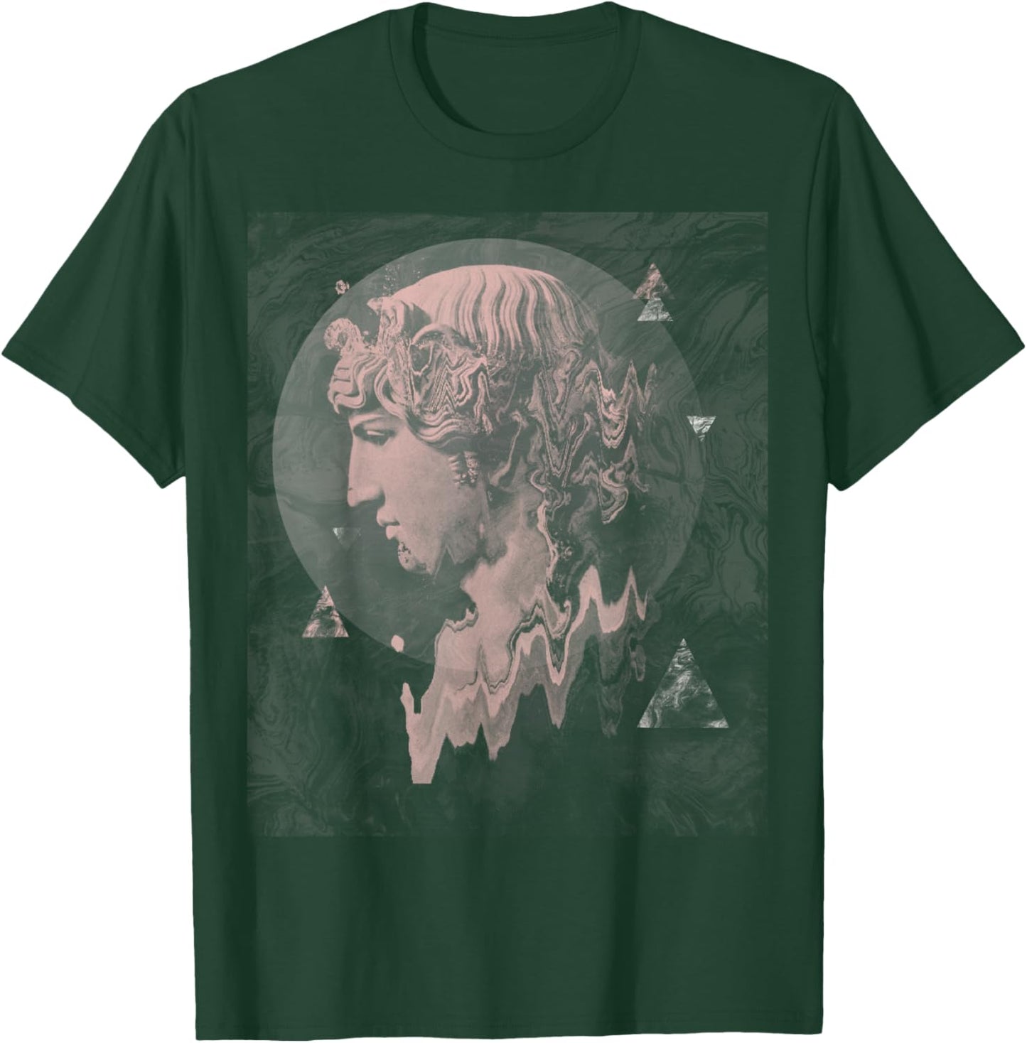 Vaporwave Aesthetic Retro 80s 90s Statue Japanese Otaku Art T-Shirt - T-Shirt | Forest