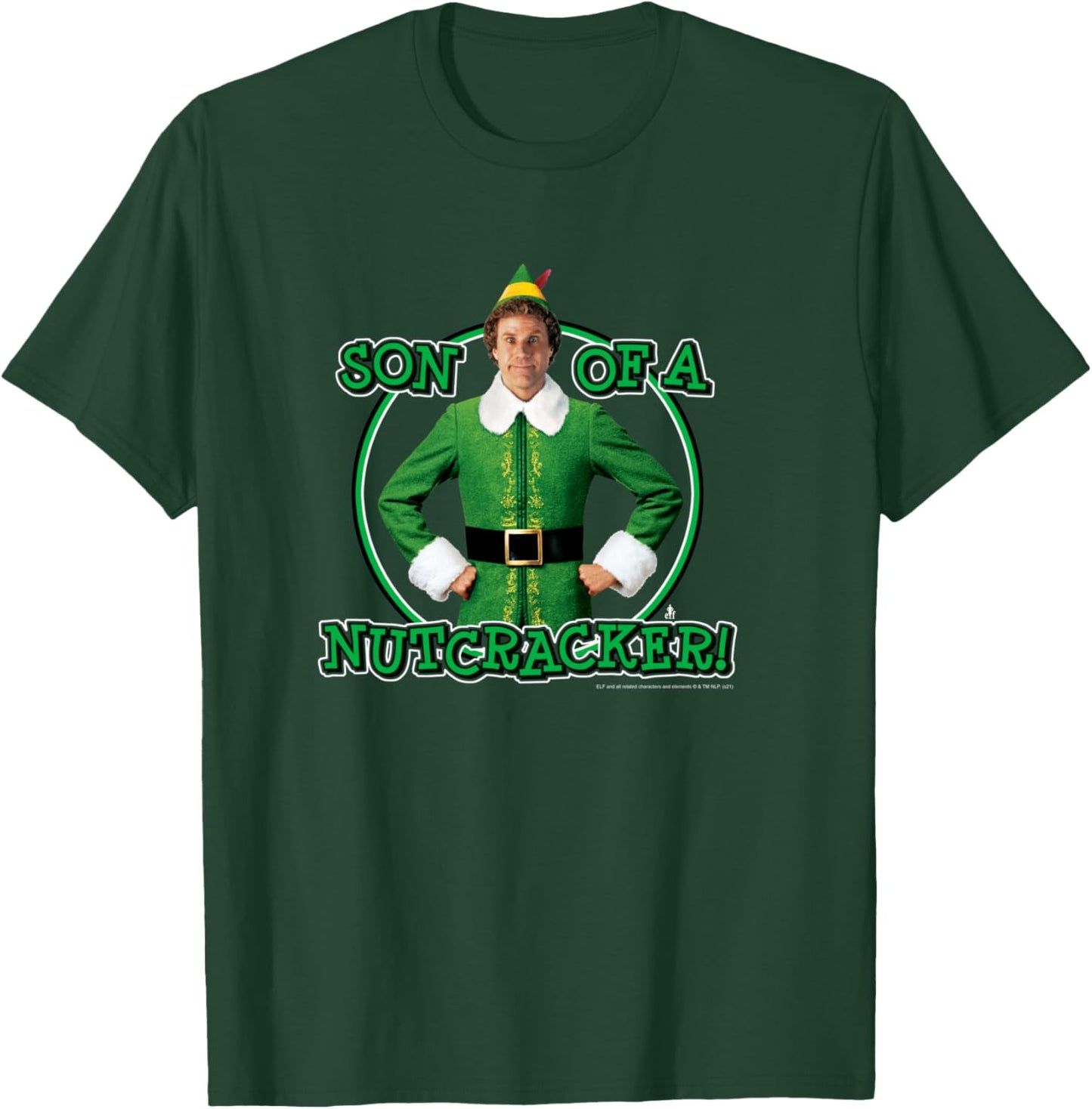 Elf Circle Buddy Son of a Nutcracker Funny Christmas T-Shirt - T-Shirt | Forest