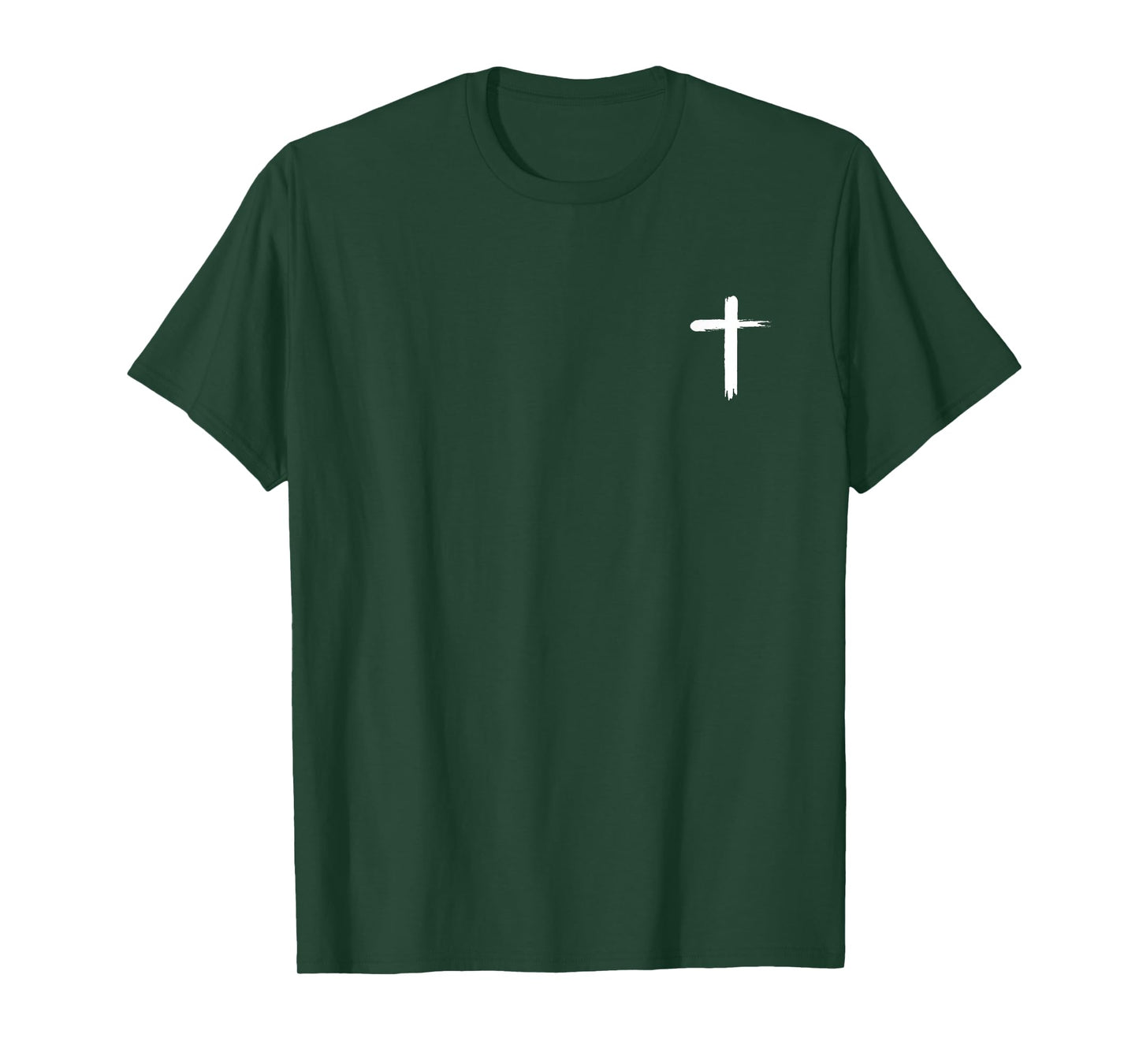 He Is My Rock My Salvation Front and Back Print Christian T-Shirt