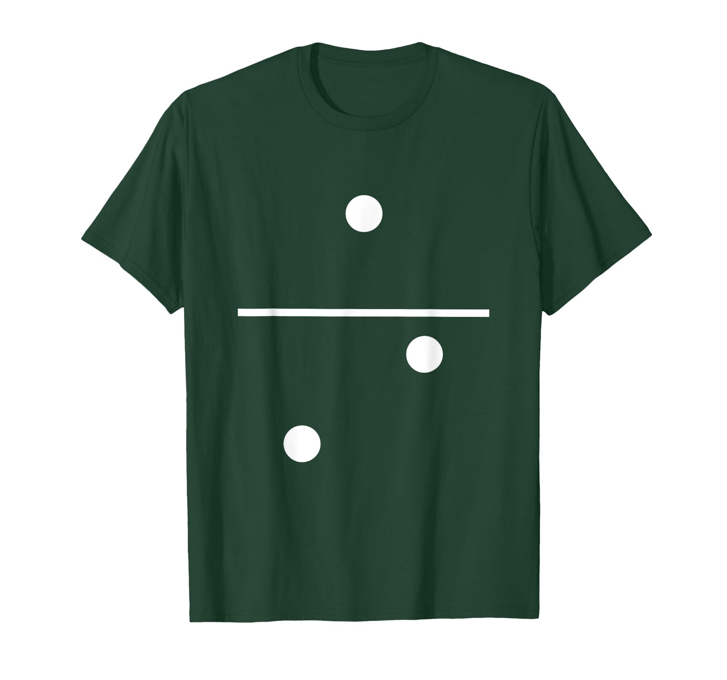 Domino 1 and 2 Matching T-Shirt Halloween Group Costumes 1-2 T-Shirt