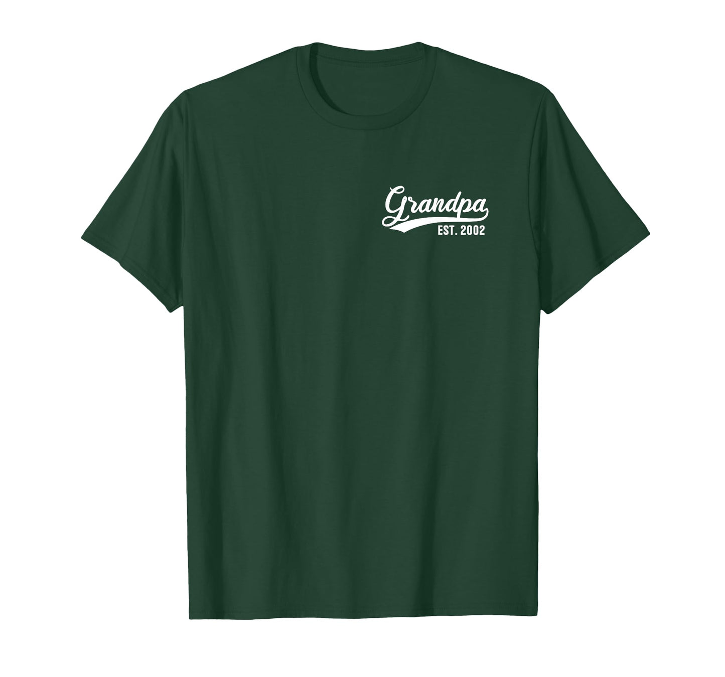 Grandpa 2002 Grandfather Est. 2002 Grandpa Est 2002 T-Shirt