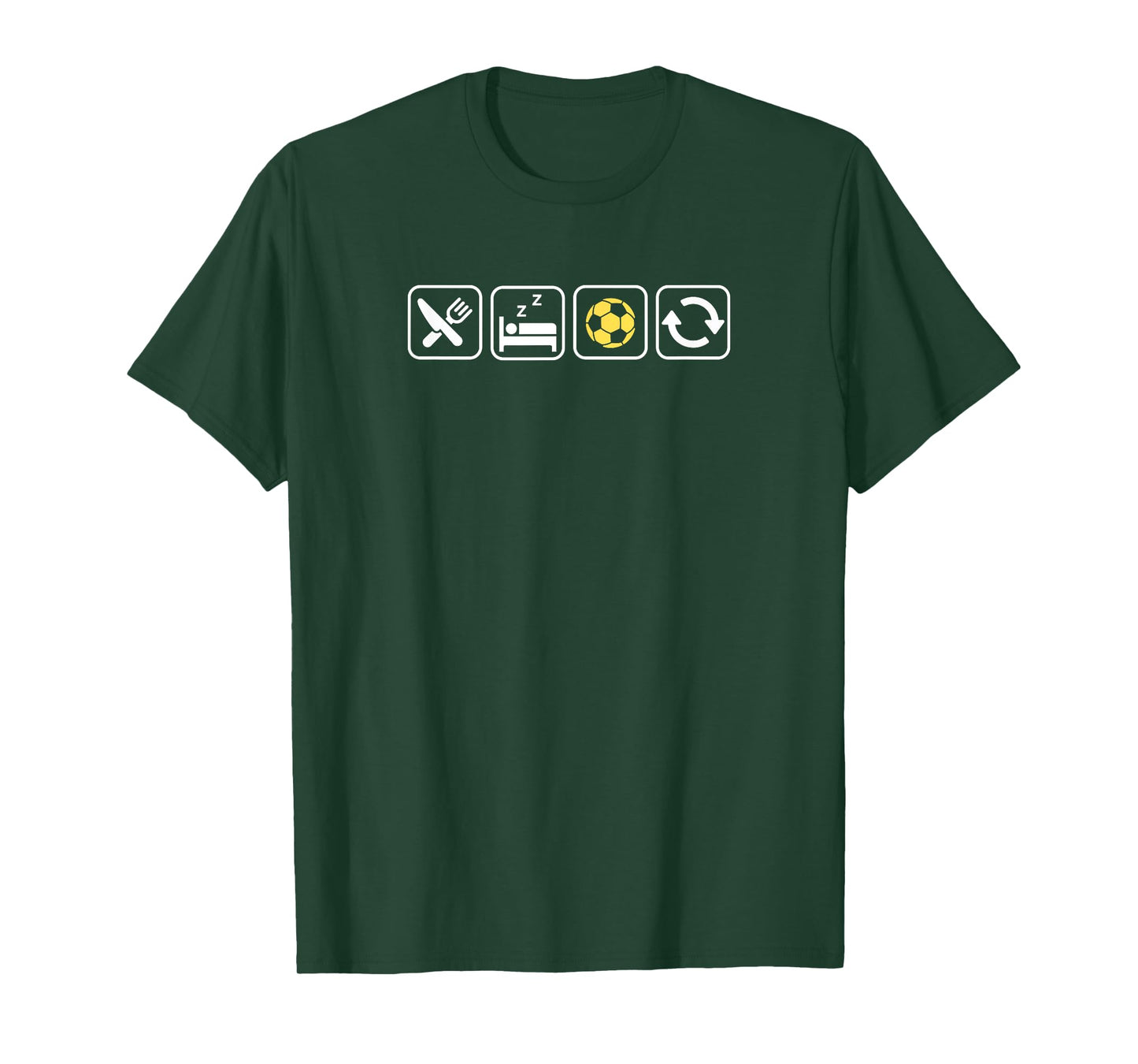 Eat Sleep Soccer Repeat | Fun Apparel for Soccer Lovers T-Shirt