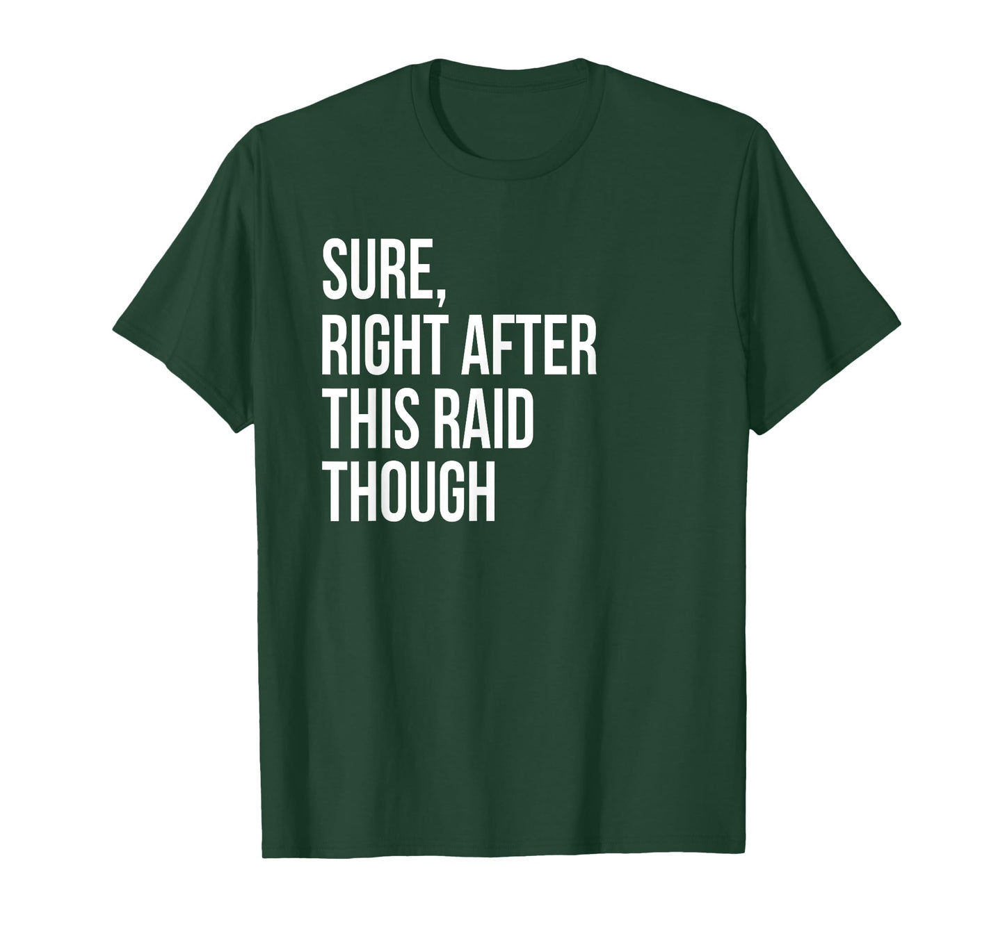 Sure Right After This Raid Funny Gift For Gamers T-Shirt