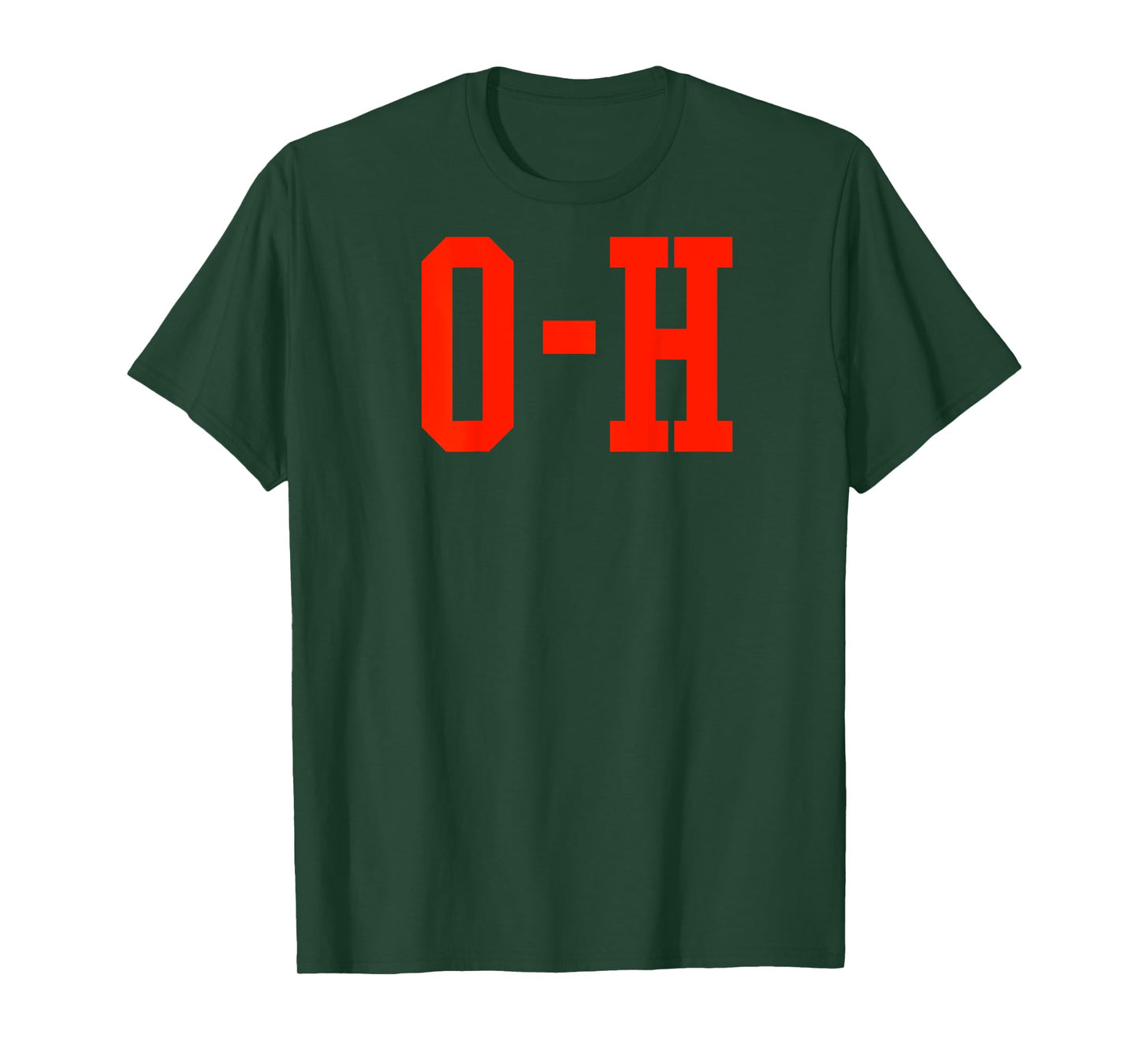 Cool Couples, Best Friends O-H Half of I-O Ohio Scarlet Gear T-Shirt
