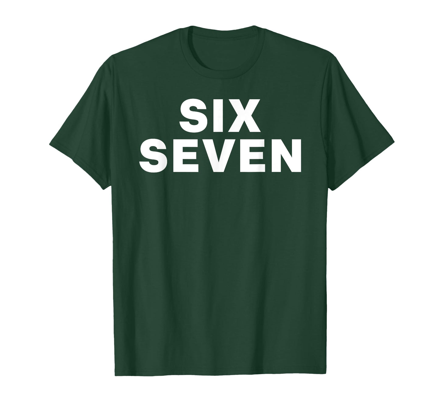 Six Seven 6 7 Funny Meme Internet Joke Viral Trend T-Shirt
