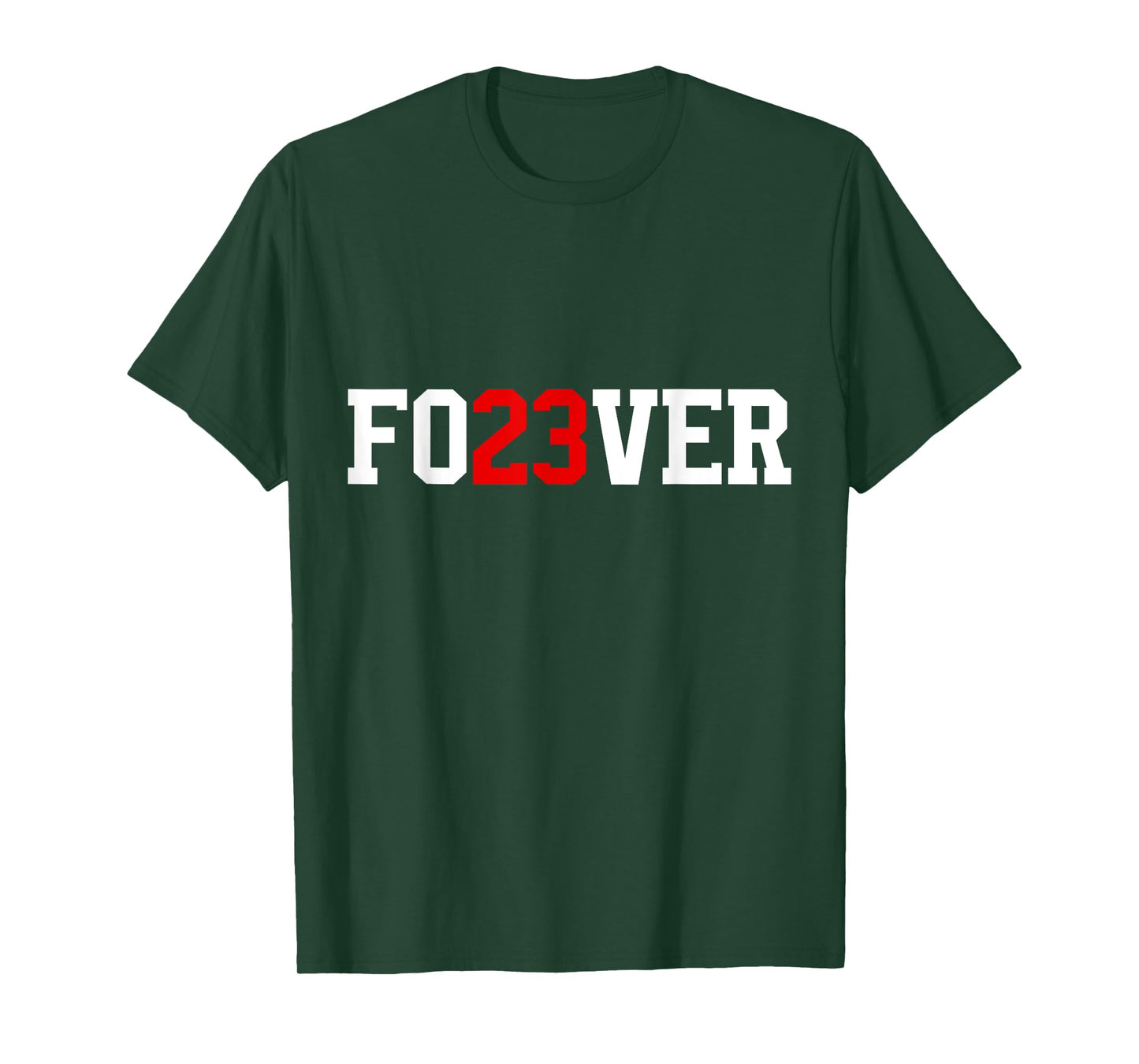 FO23VER Number 23 Baseball Team Sport T-Shirt