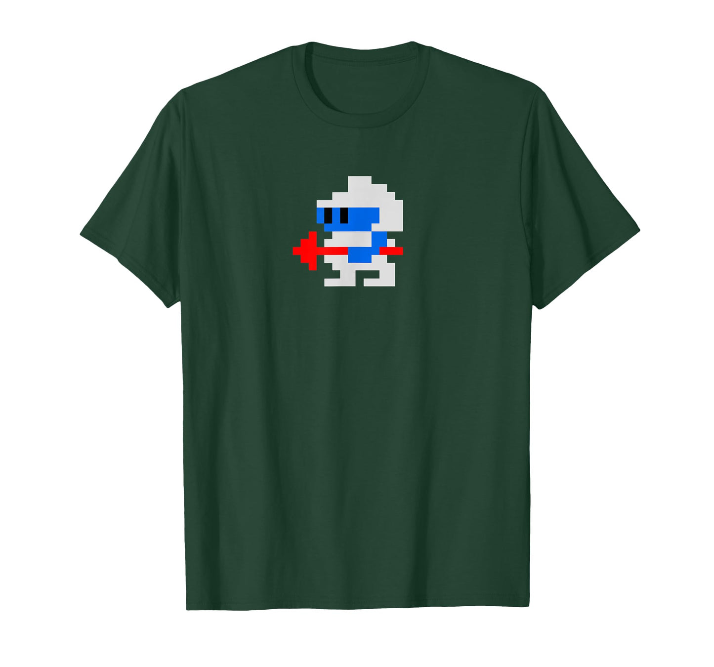 8-BIT 80'S RETRO CLASSIC VIDEO GAME CHARACTER DUG HERO T-Shirt