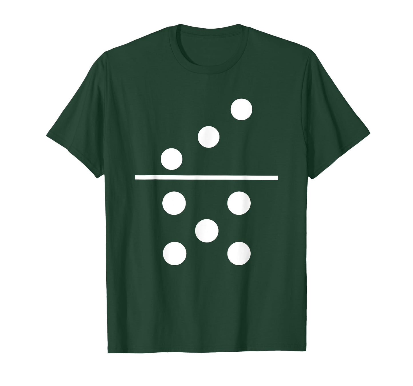 Domino 3 and 5 Matching T-Shirt Halloween Group Costumes 3-5 T-Shirt