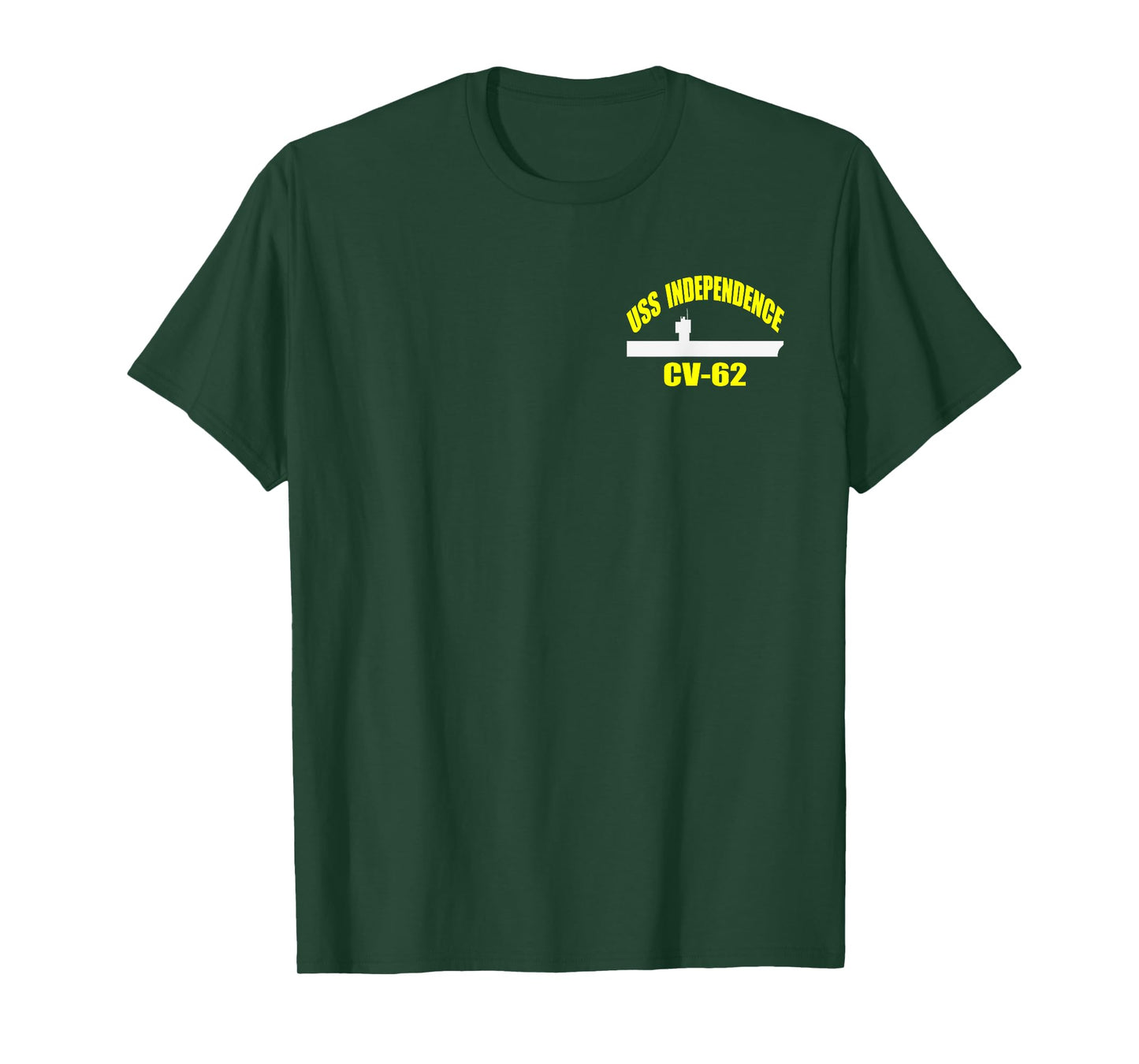 USS Independence CV-62 Aircraft Carrier Fathers Day Veteran T-Shirt