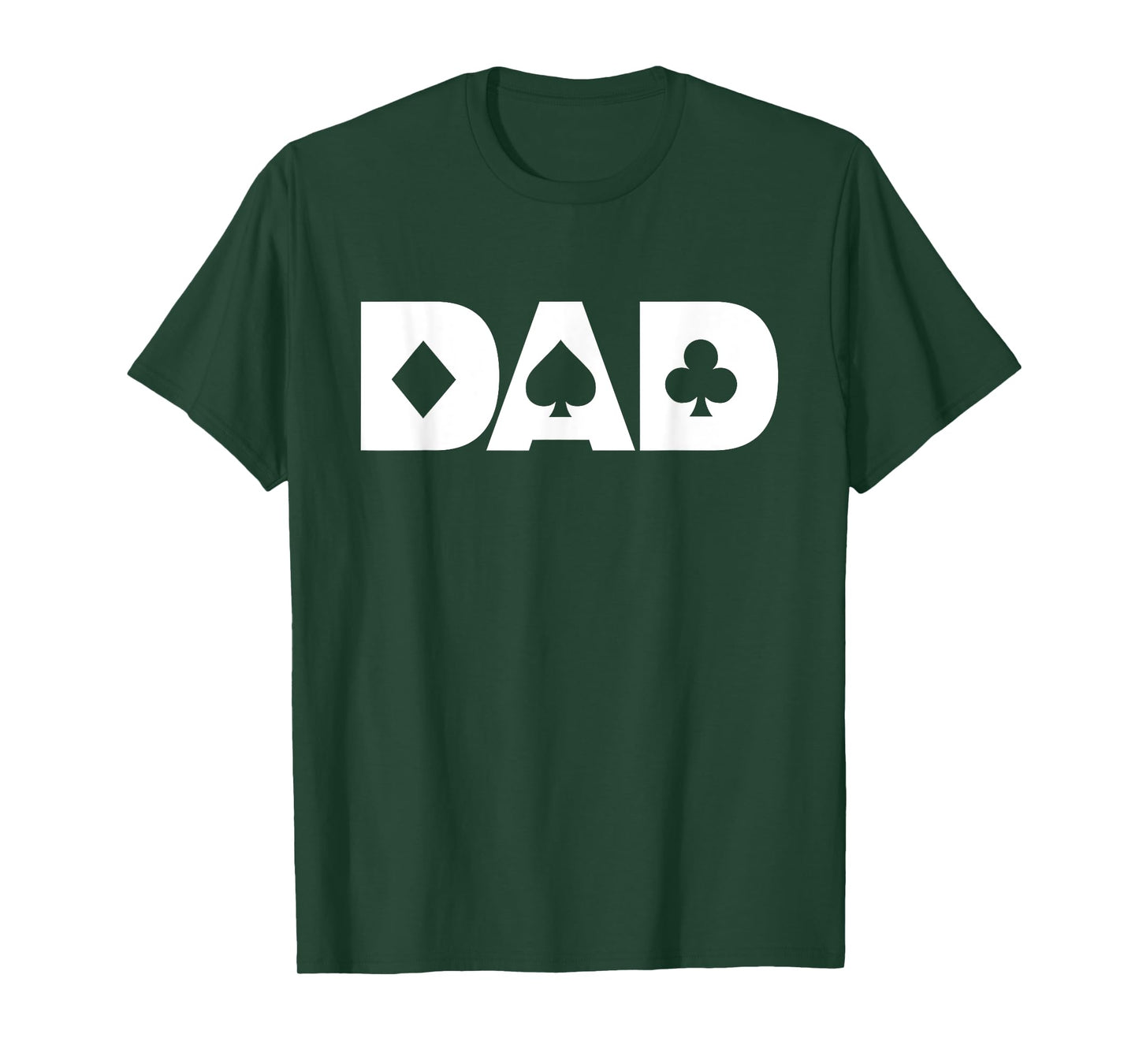 Dad The Poker Player Blackjack Gambling Card Games T-Shirt