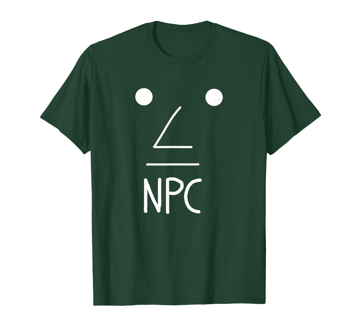 NPC Meme Shirt Non Playable Character Gray Meme Wojak Tee