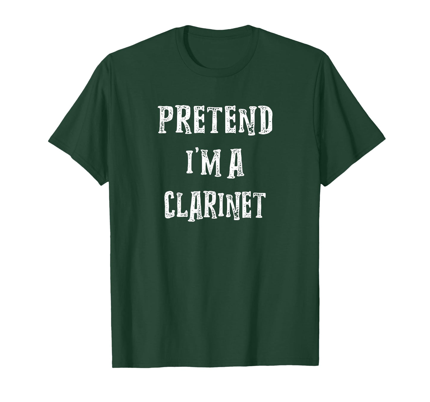 Pretend I'm A Clarinet Halloween Costume Couples Matching T-Shirt