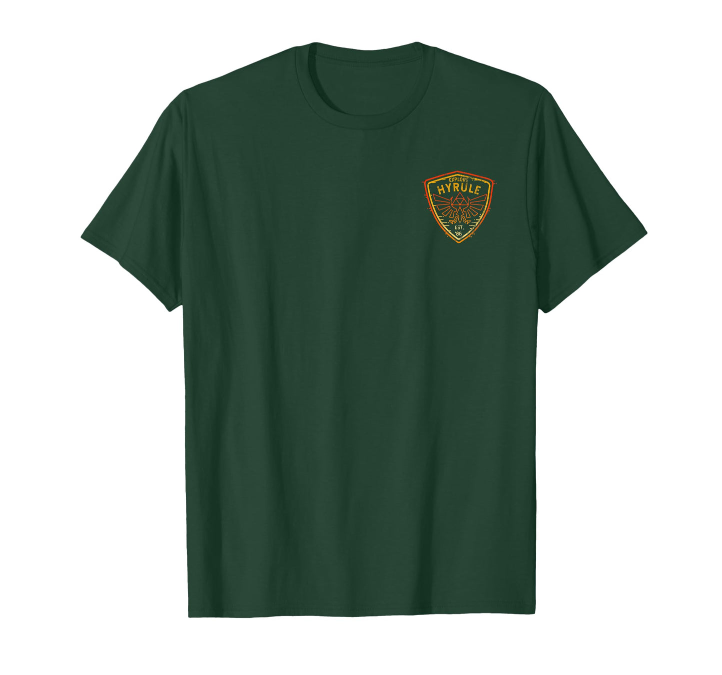 The Legend of Zelda Explore Hyrule Est. '86 Front & Back T-Shirt