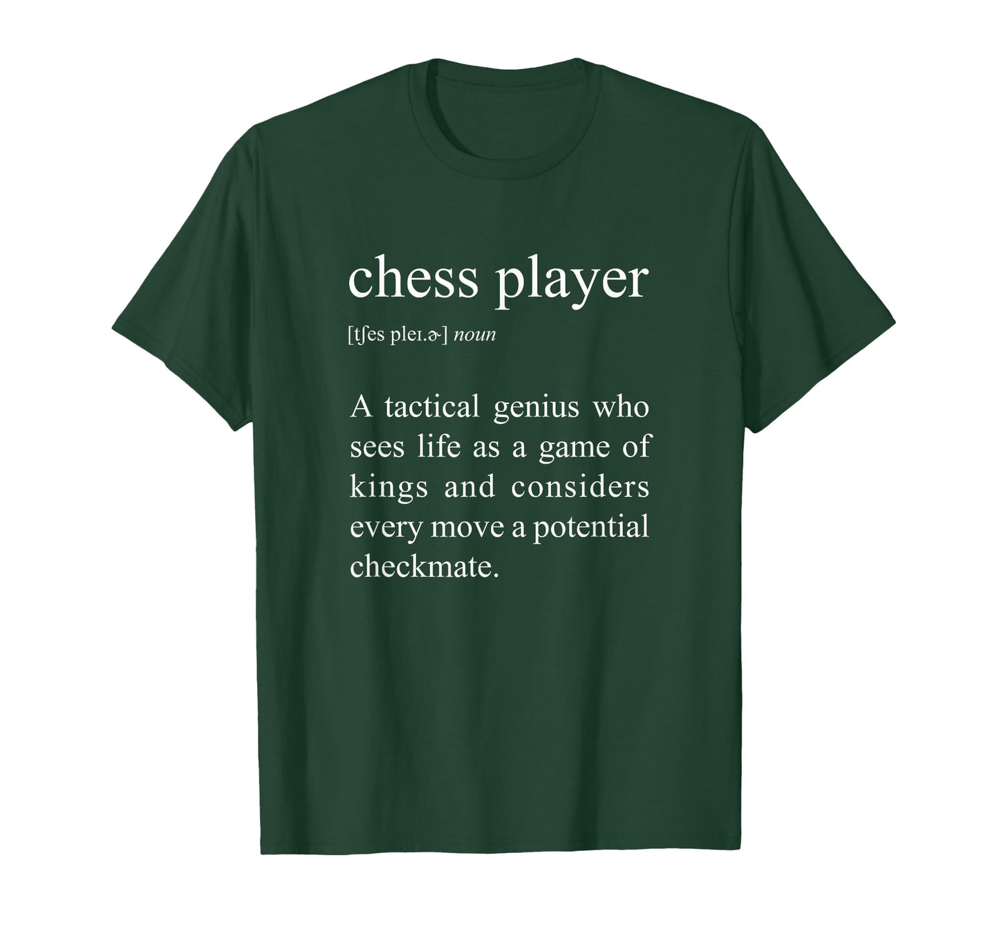 Chess Player Definition, Funny Chess T-Shirt
