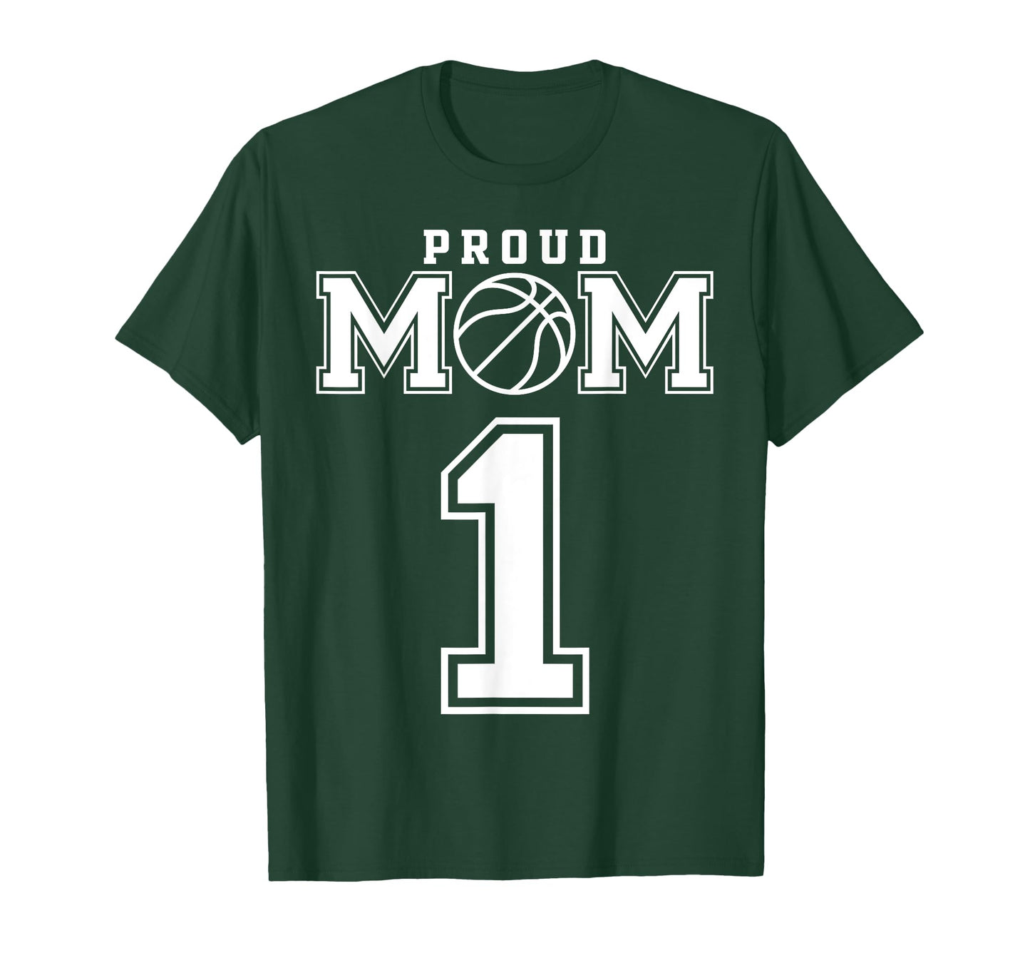 Number 1 Custom Proud Basketball Mom Personalized For Women T-Shirt