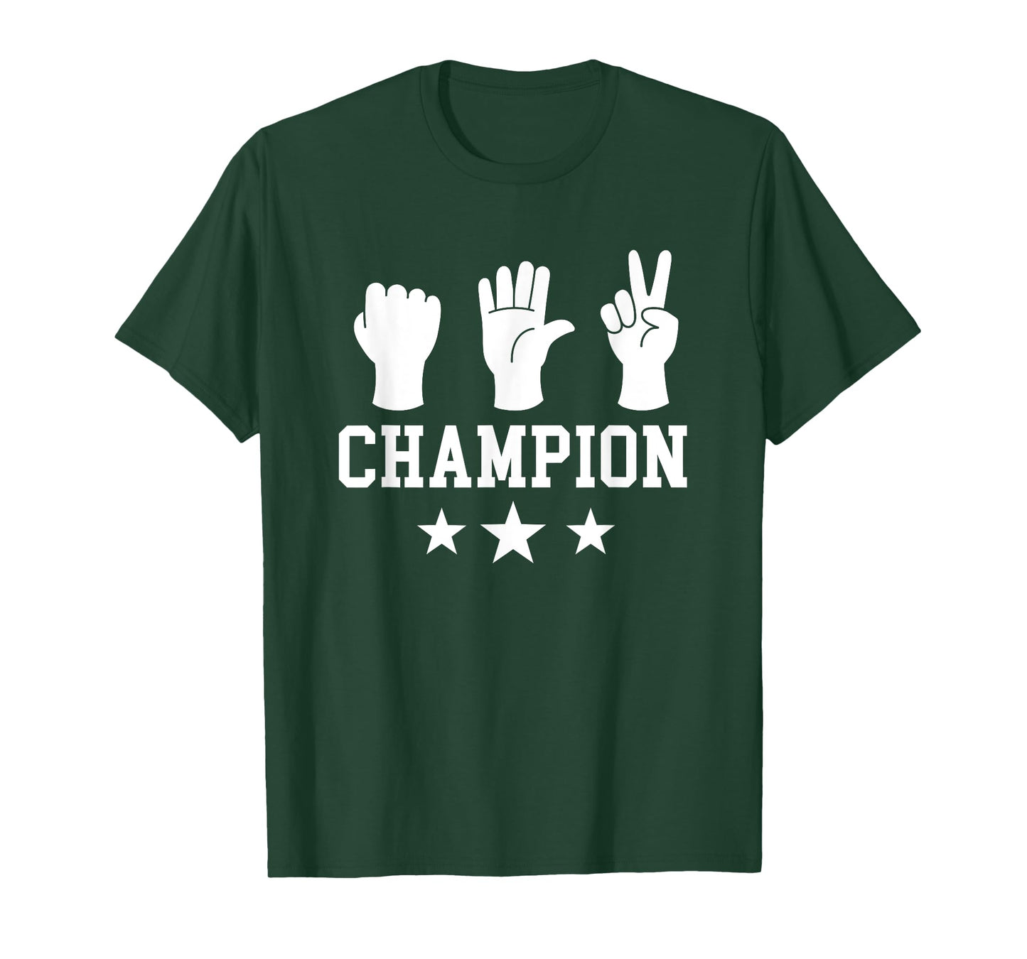 Rock Paper Scissors Champion Useless Talent Winner T-Shirt