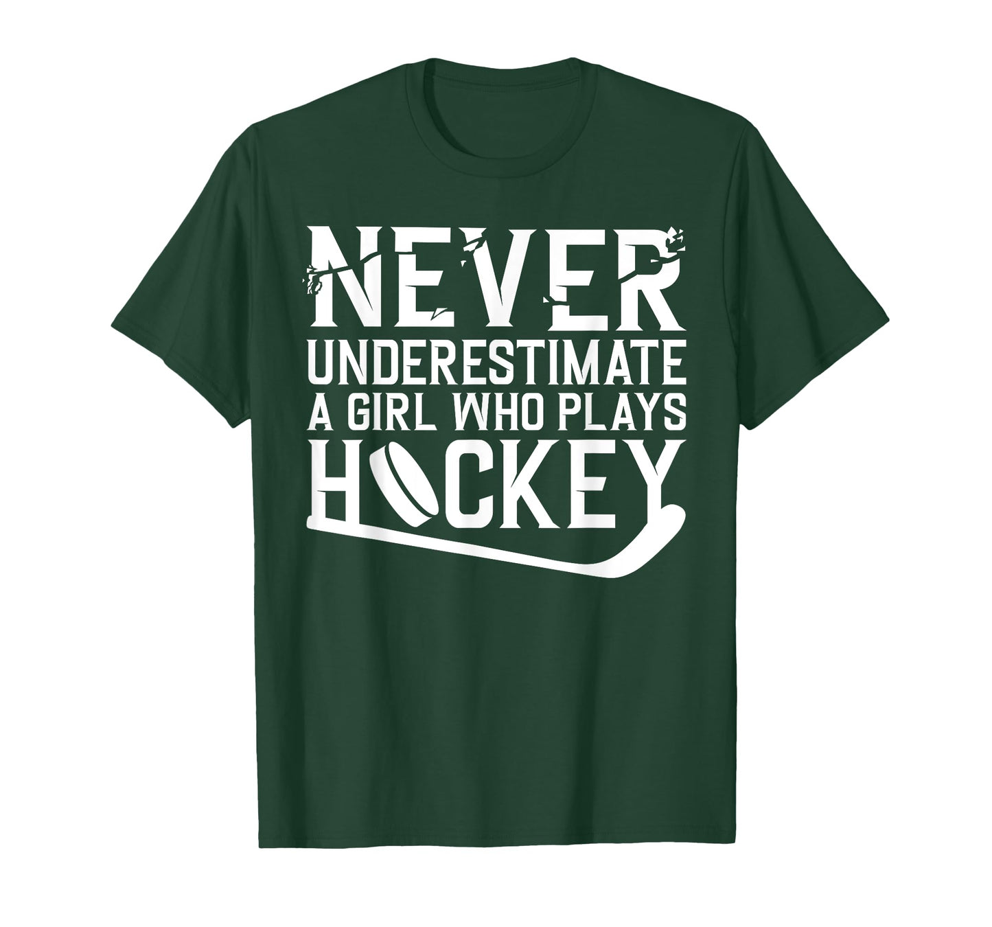 Funny Hockey For Women Girls Ice Hockey Player Hockey Lovers T-Shirt