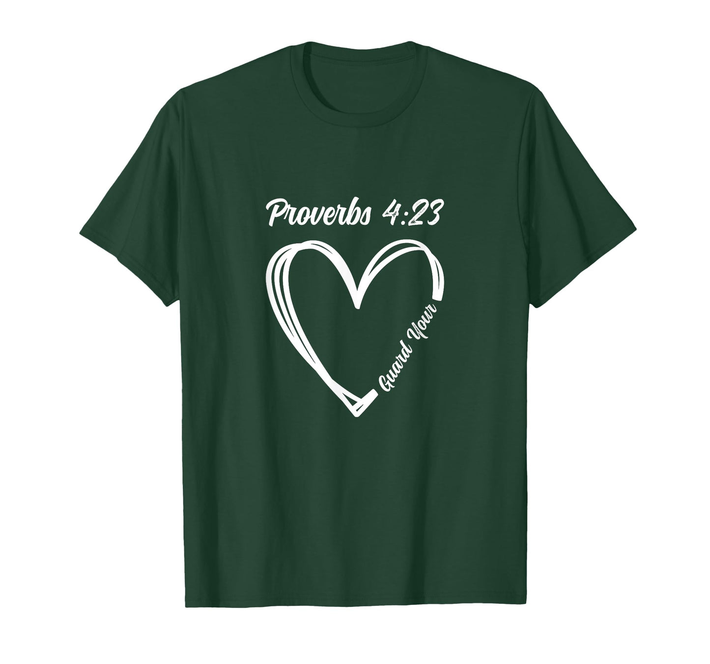 Guard Your Heart Christian Women Men Faith-Based T-Shirt
