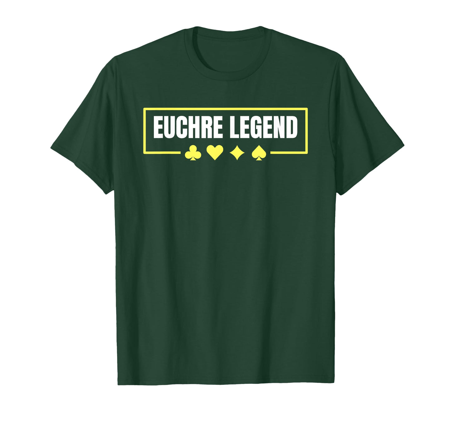 Euchre Champion Card Game Playing Vintage Euchre Legend T-Shirt