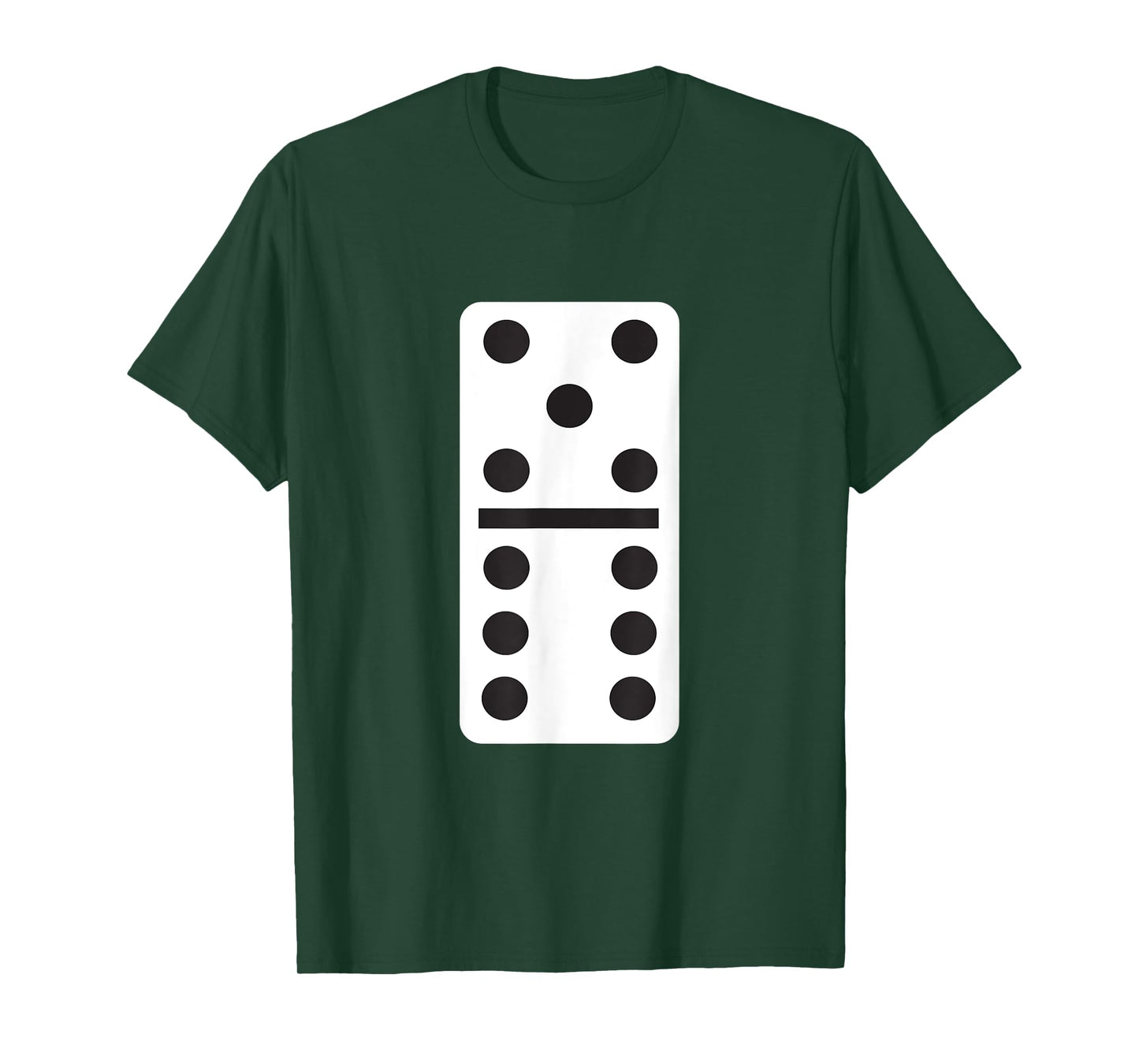 Five Six Dominoes T-Shirt Halloween Costume Domino Game T-Shirt