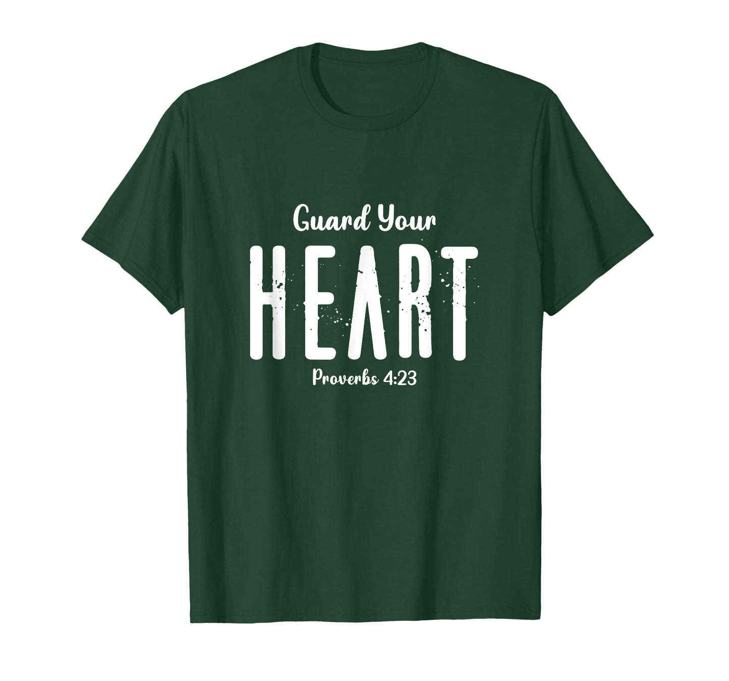 Guard Your Heart Christian Women Men Faith-Based T-Shirt