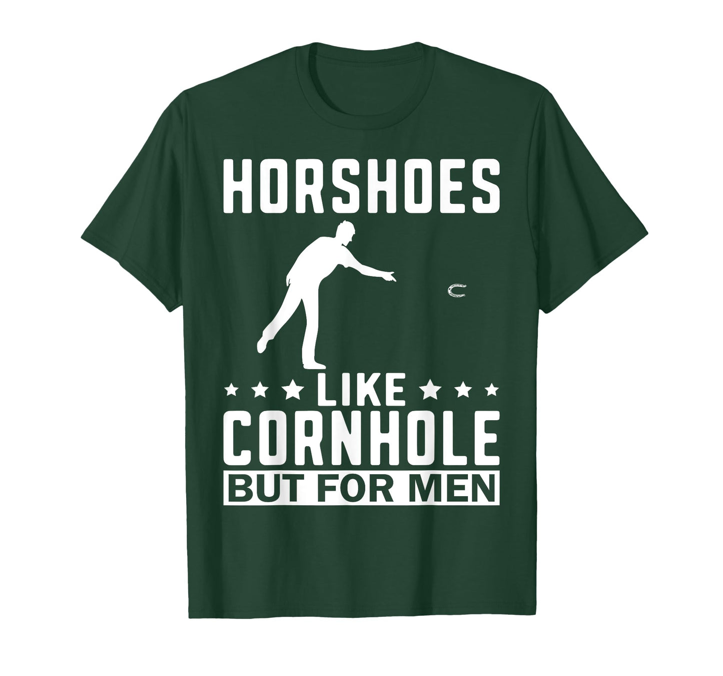 Horseshoes Are For Men Funny Horseshoe Pitching T-Shirt
