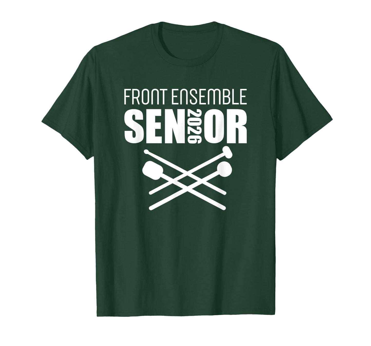 2026 Senior Front Ensemble Class of 2026 Marching Band T-Shirt