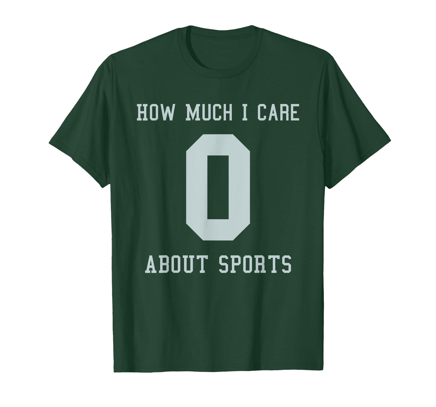 Funny Sports Jersey T-Shirt Costume For Anti Sport People T-Shirt