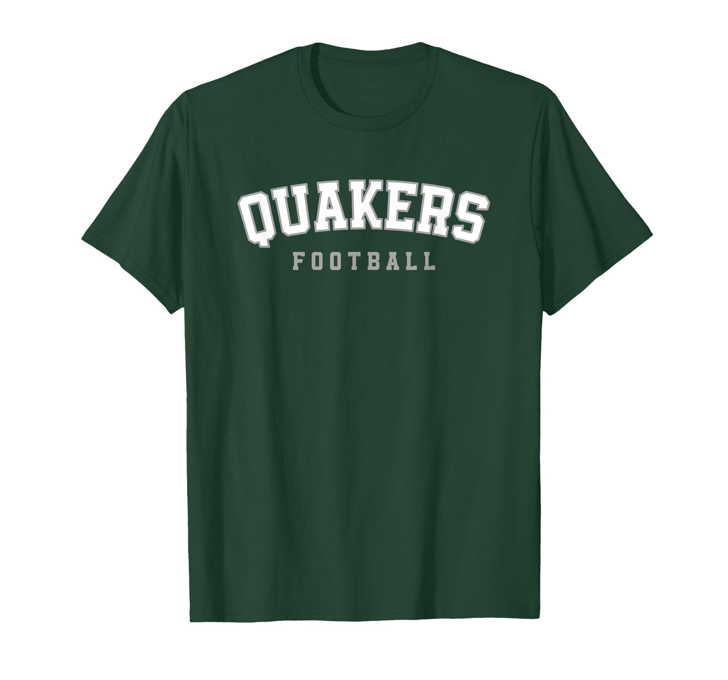 Quakers Plainfield Vertical Arch Football HS T-Shirt