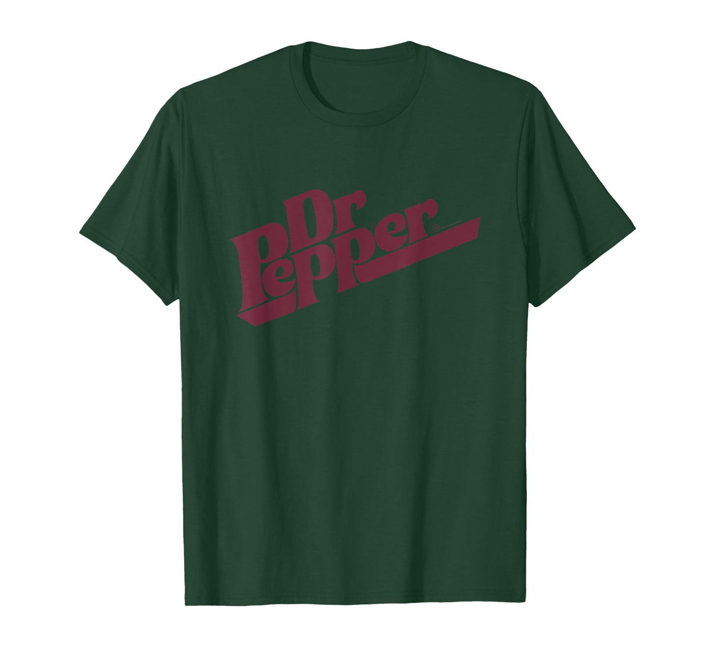 Dr. Pepper Vintage Diagonal Soda Label T-Shirt