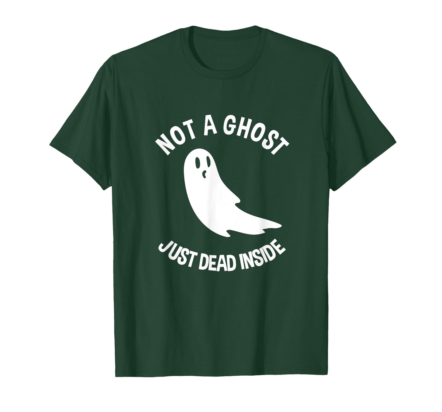 Funny Ghost Not A Ghost Just Dead Inside Halloween Costume T-Shirt
